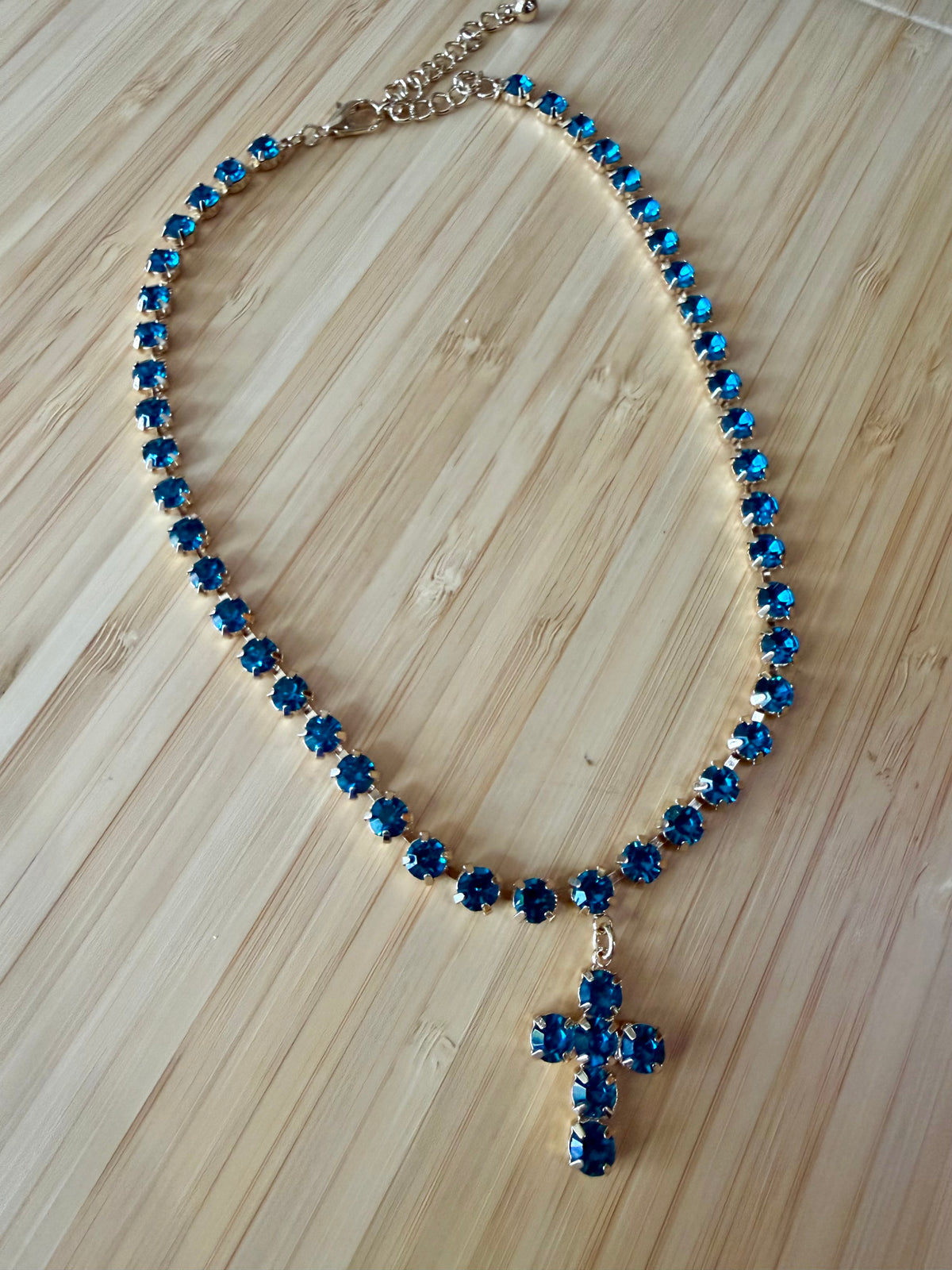 Bling Bling Blue Rosary