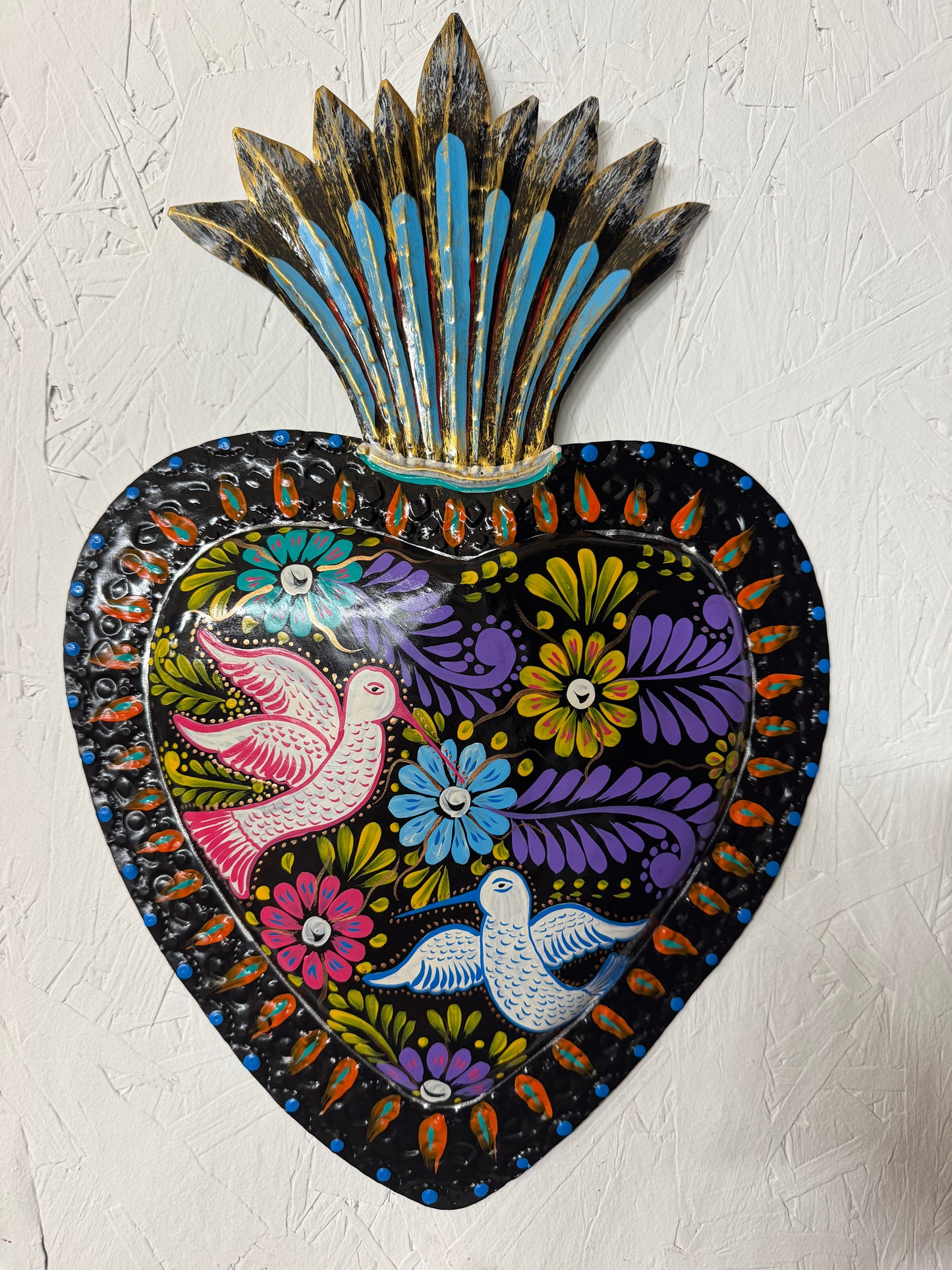 Corazón Hand Painted Mediano