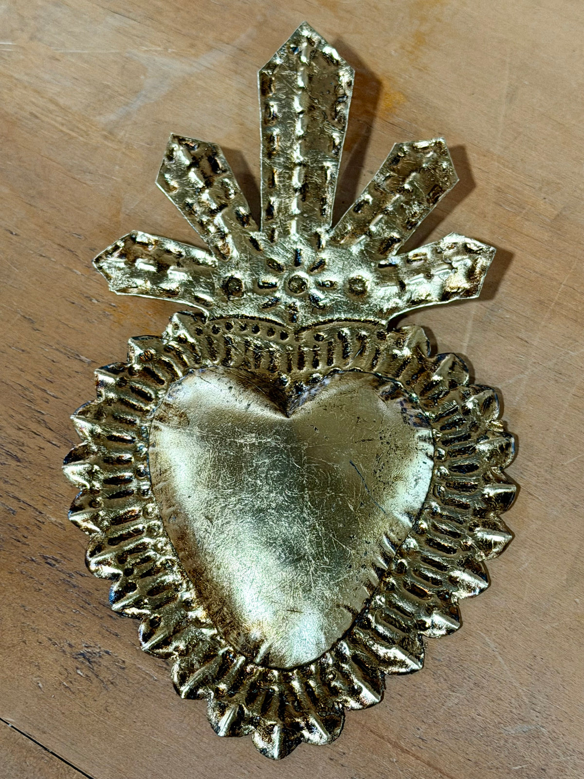 Silver leaf Glaze heart