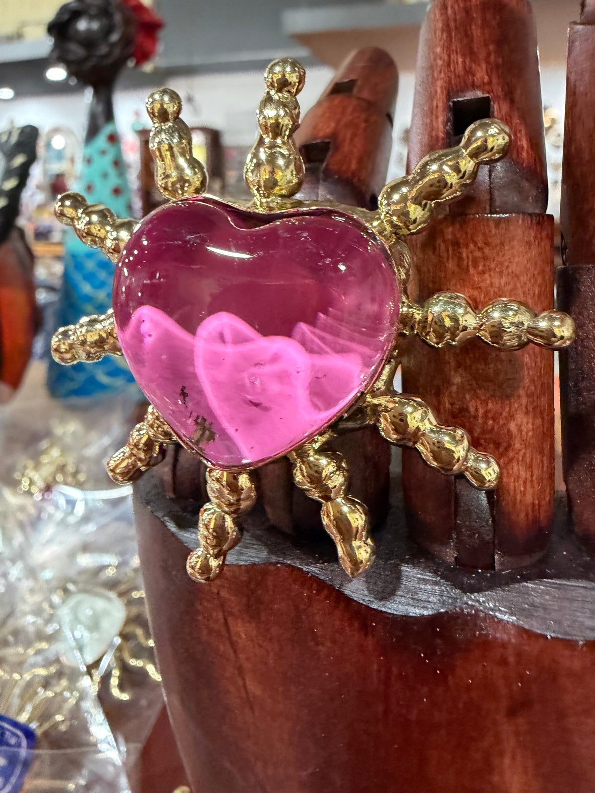 New Arrival- Sunburst Sacred Heart Rings