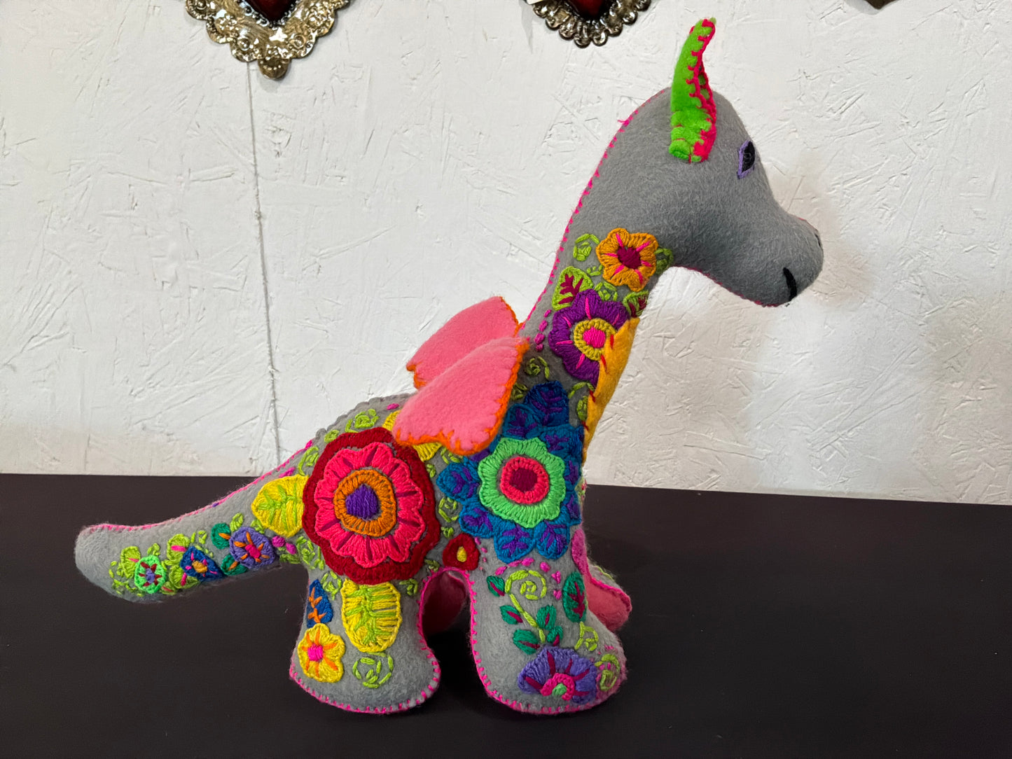 Embroidered Dragon Plushie