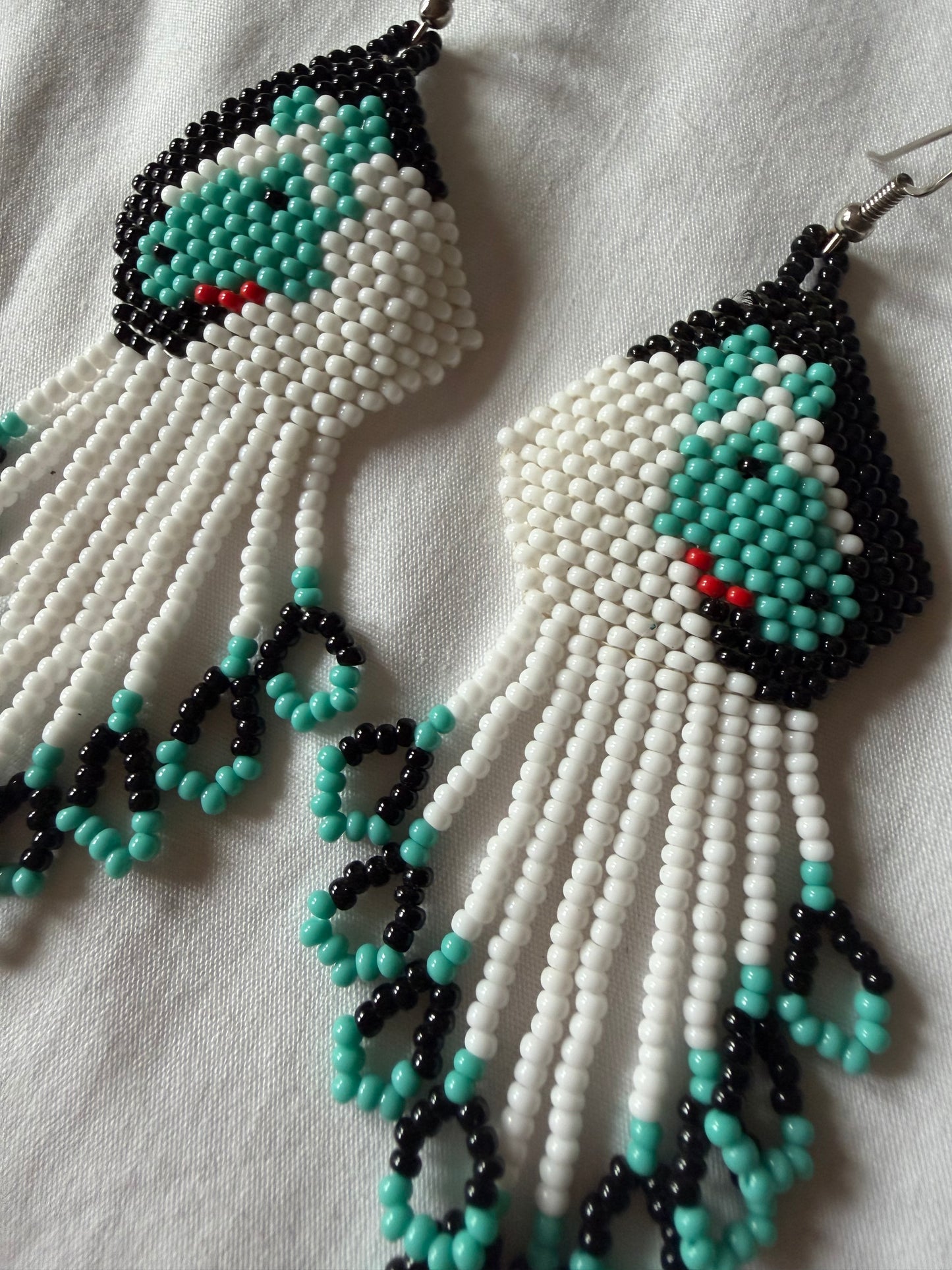 Horse Beaded Earrings