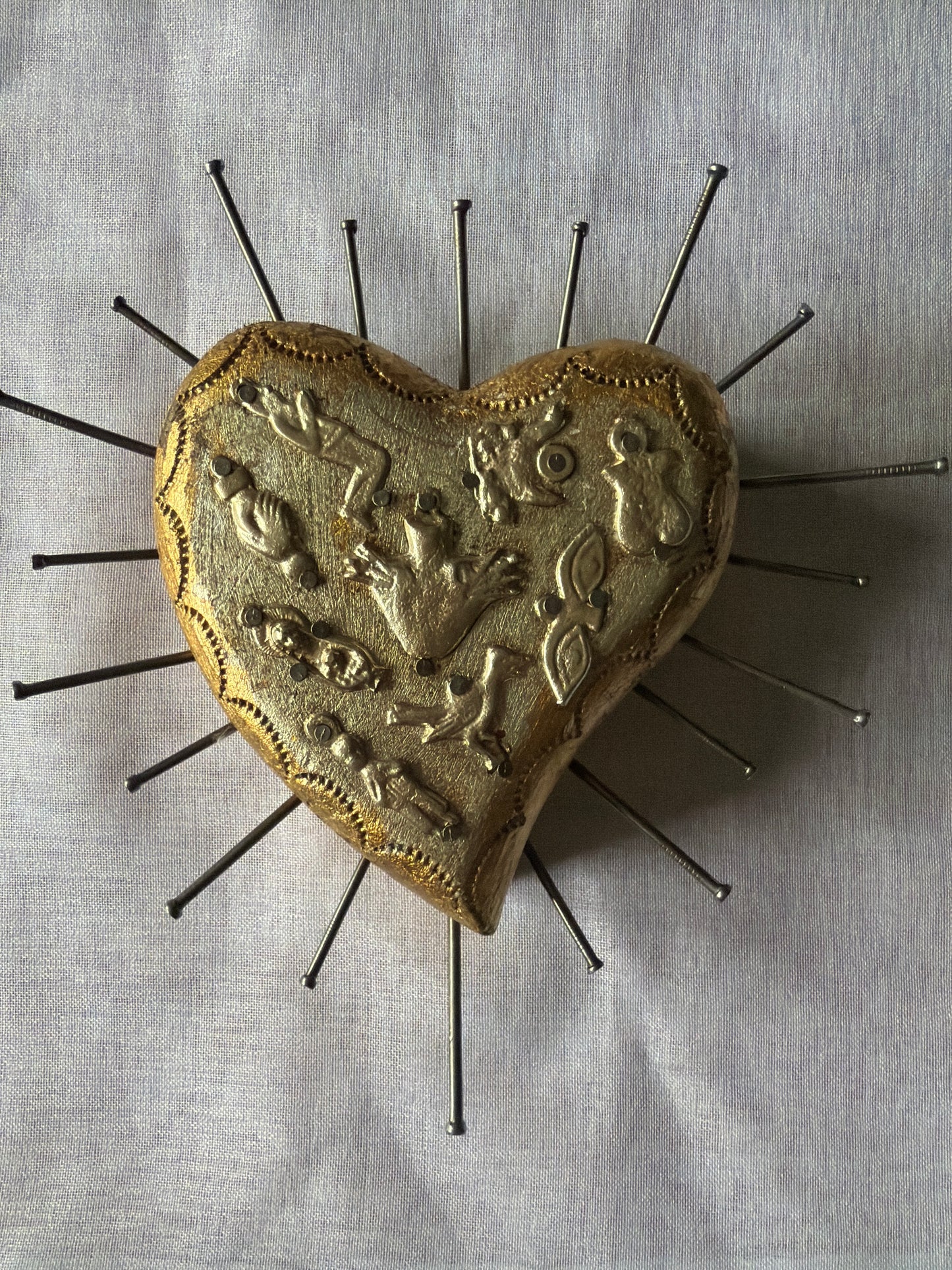 Corazón Sagrado de Clavos - Sacred Heart with Nails