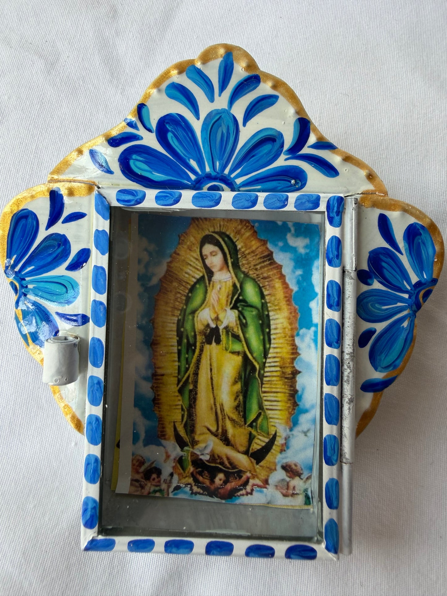 Nicho Shadowbox Hand Painted - Tin Hand-painted