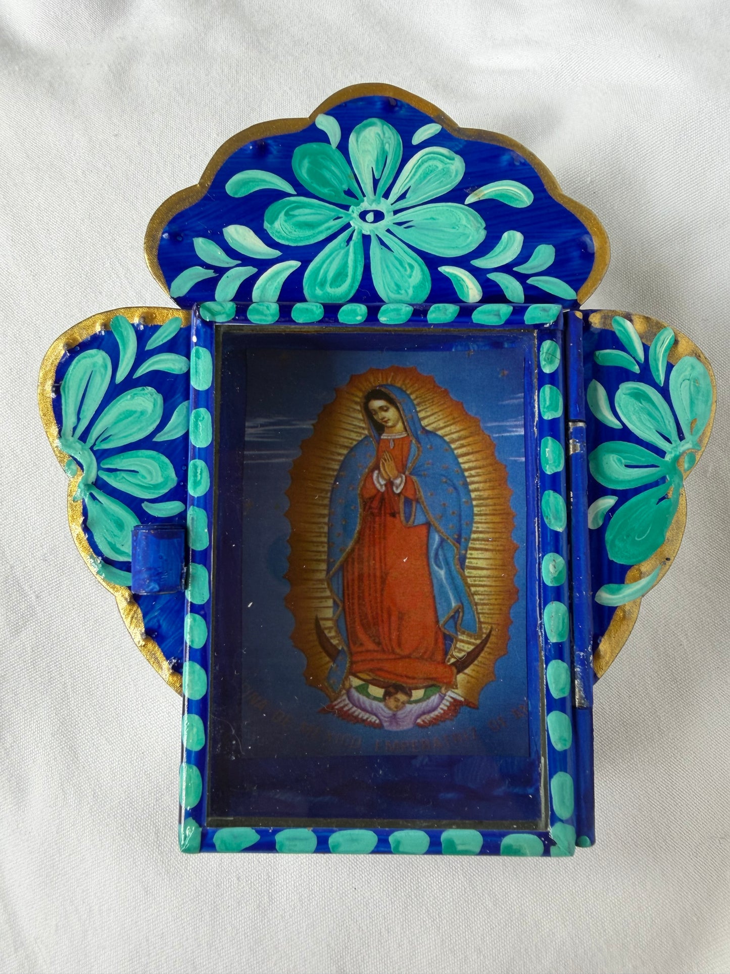Nicho Shadowbox Hand Painted - Tin Hand-painted