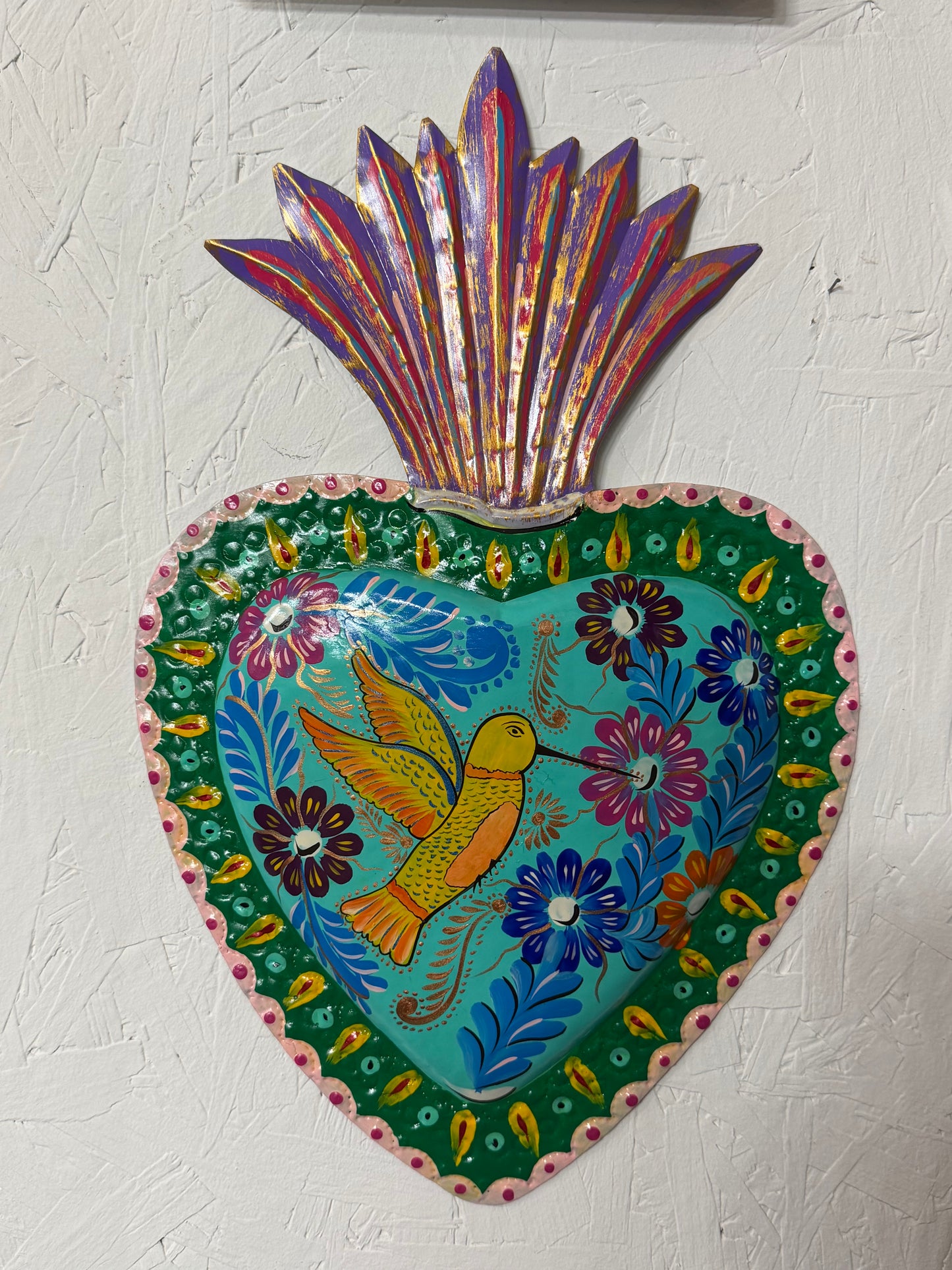 Corazón Hand Painted Mediano