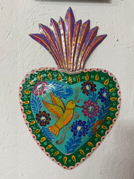 Corazón Hand Painted Mediano