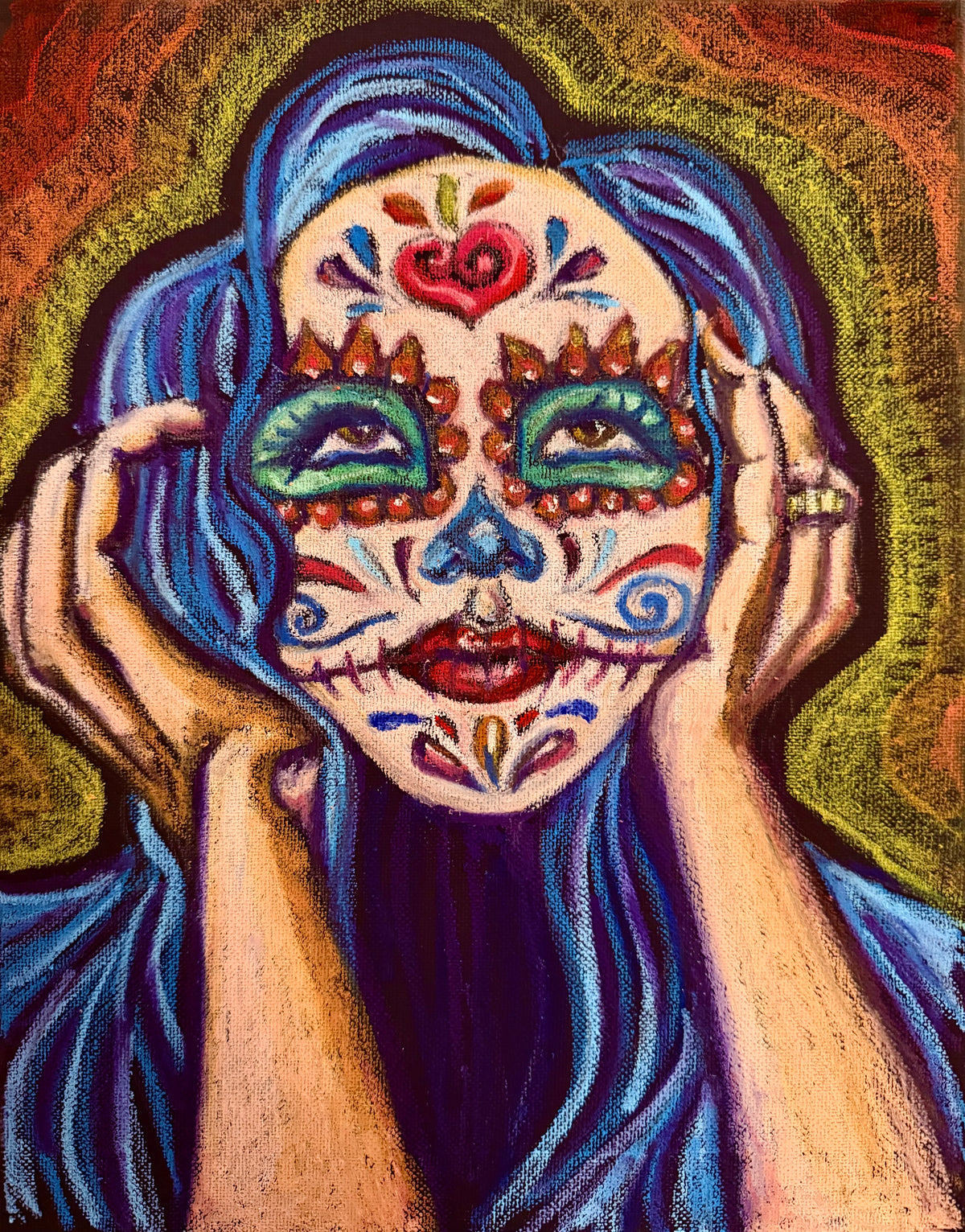 Looking Up Painting Artist Lizbeth Ortiz Workshop