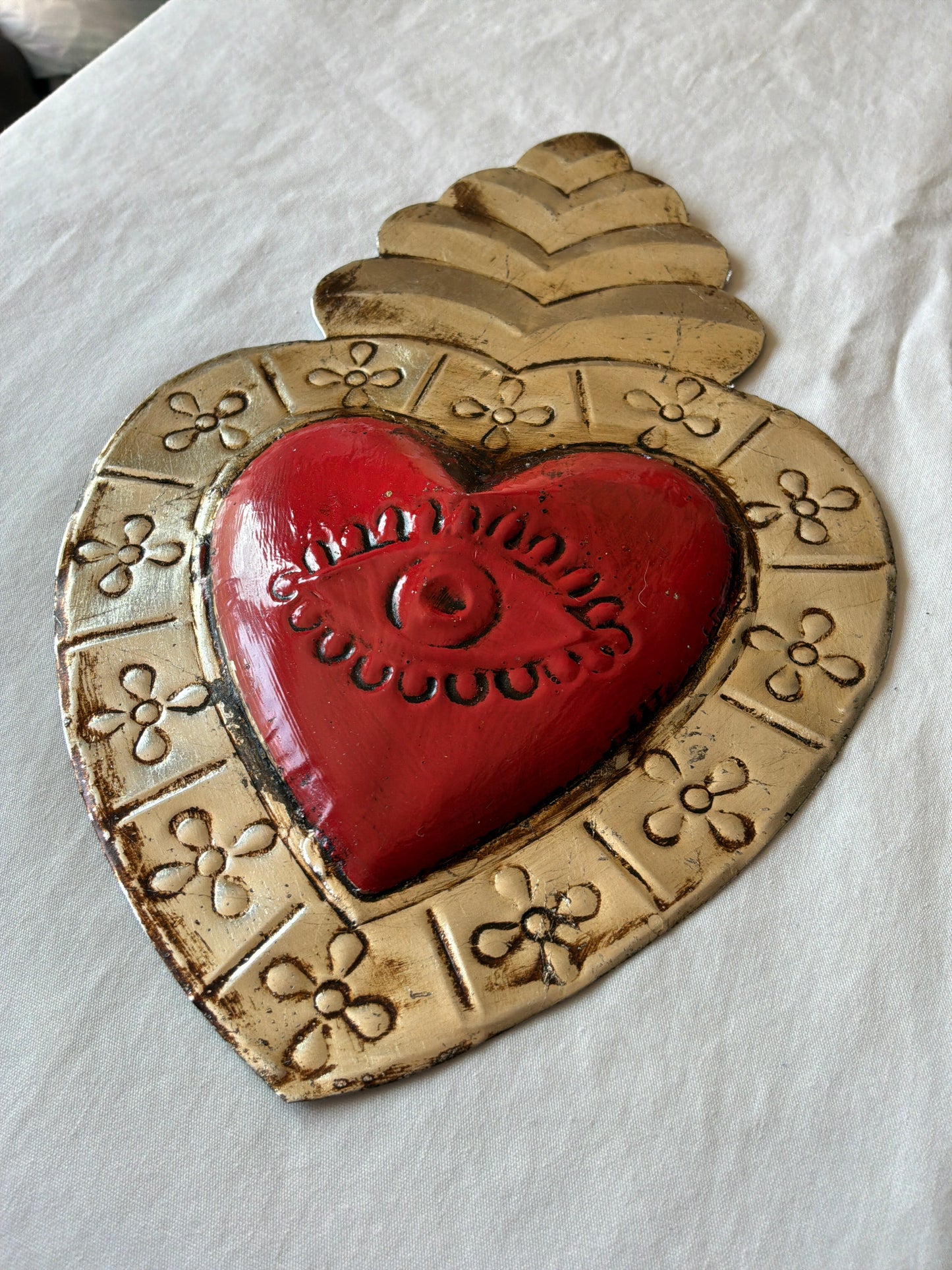 Gold Ojo Sacred Heart