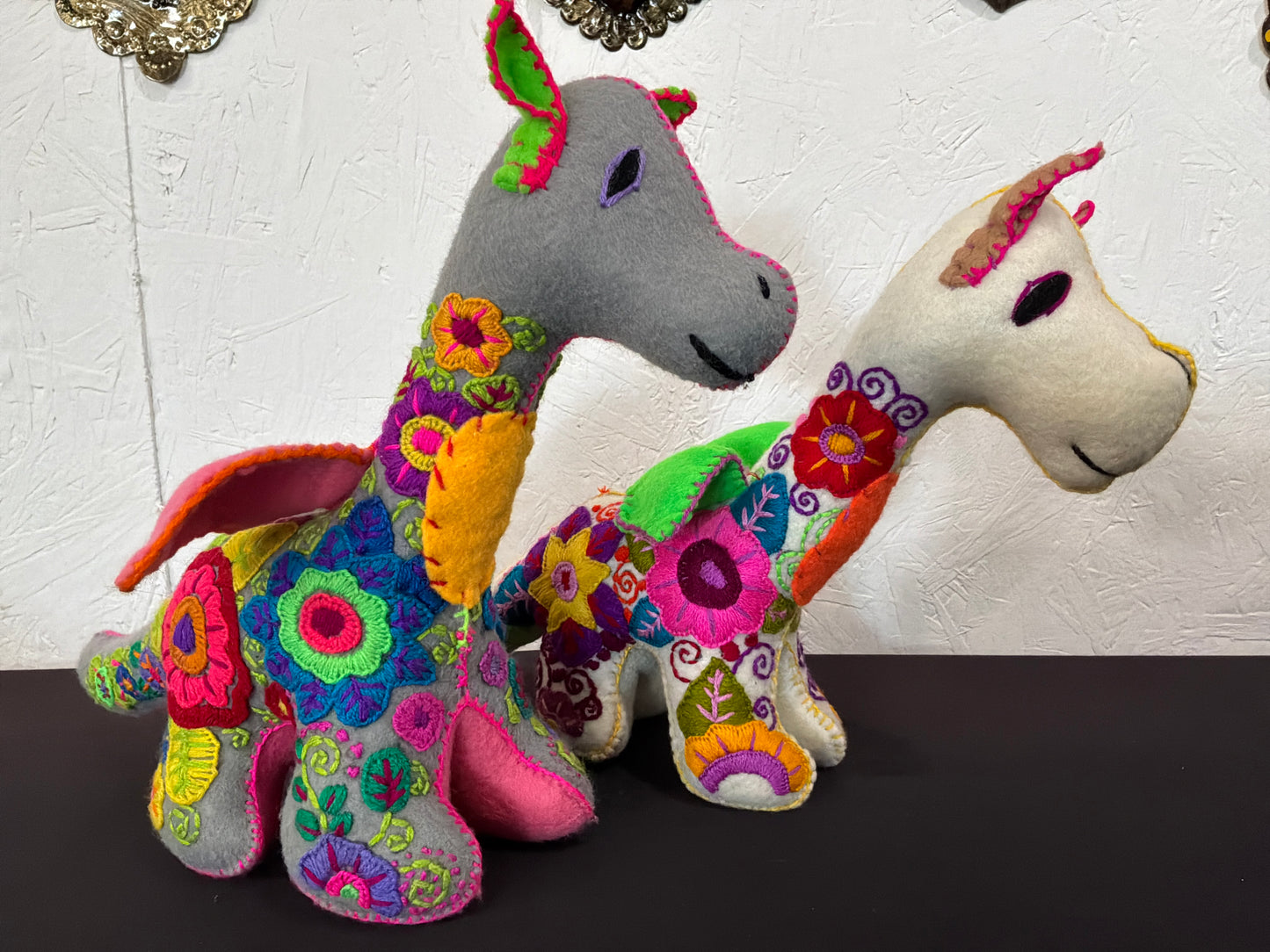 Embroidered Dragon Plushie