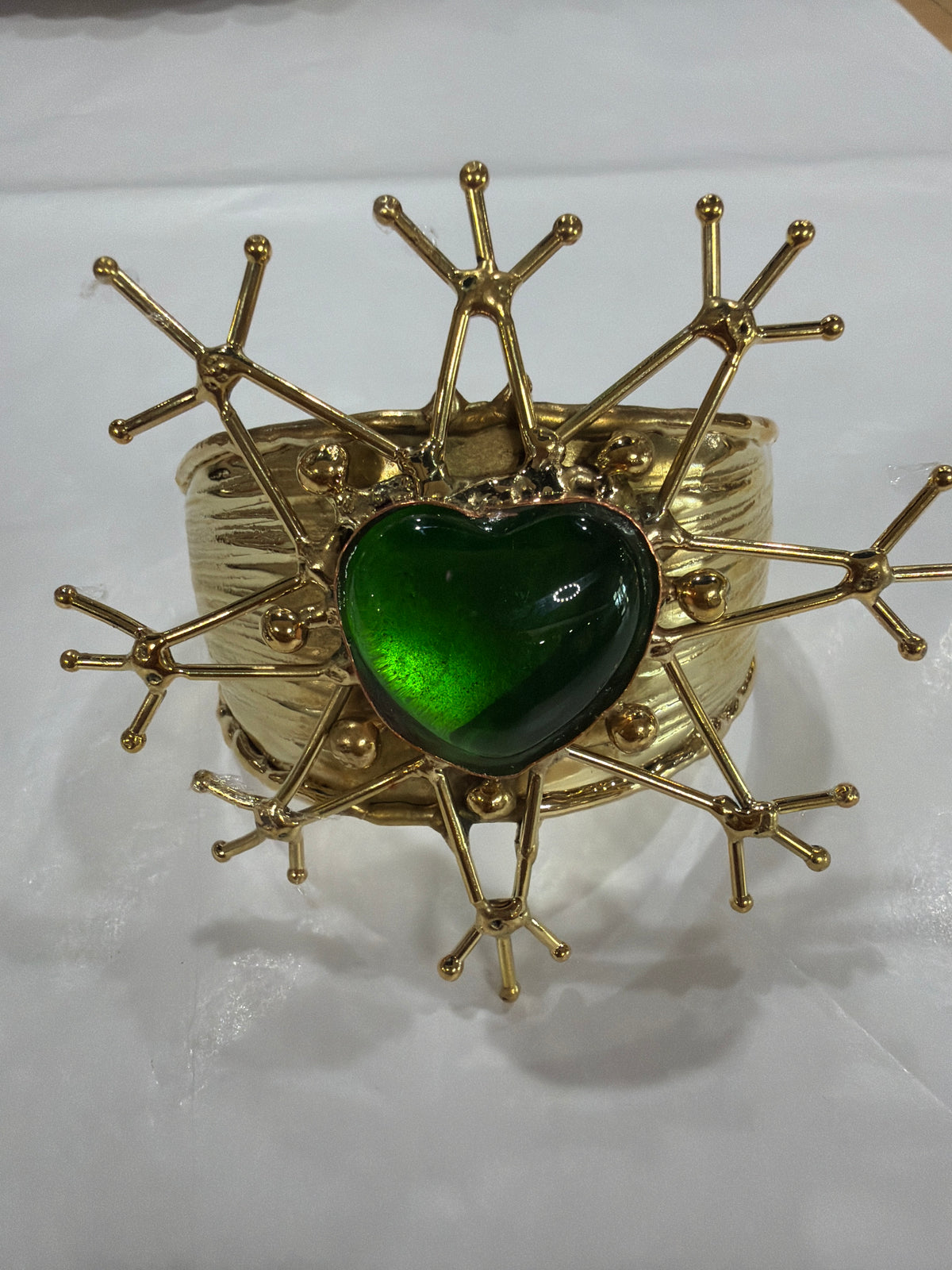 New Green Sacred Heart Jewelry