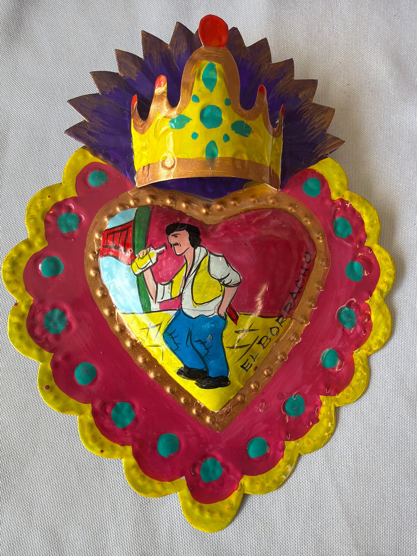 Lotería Sacred Heart - Metal