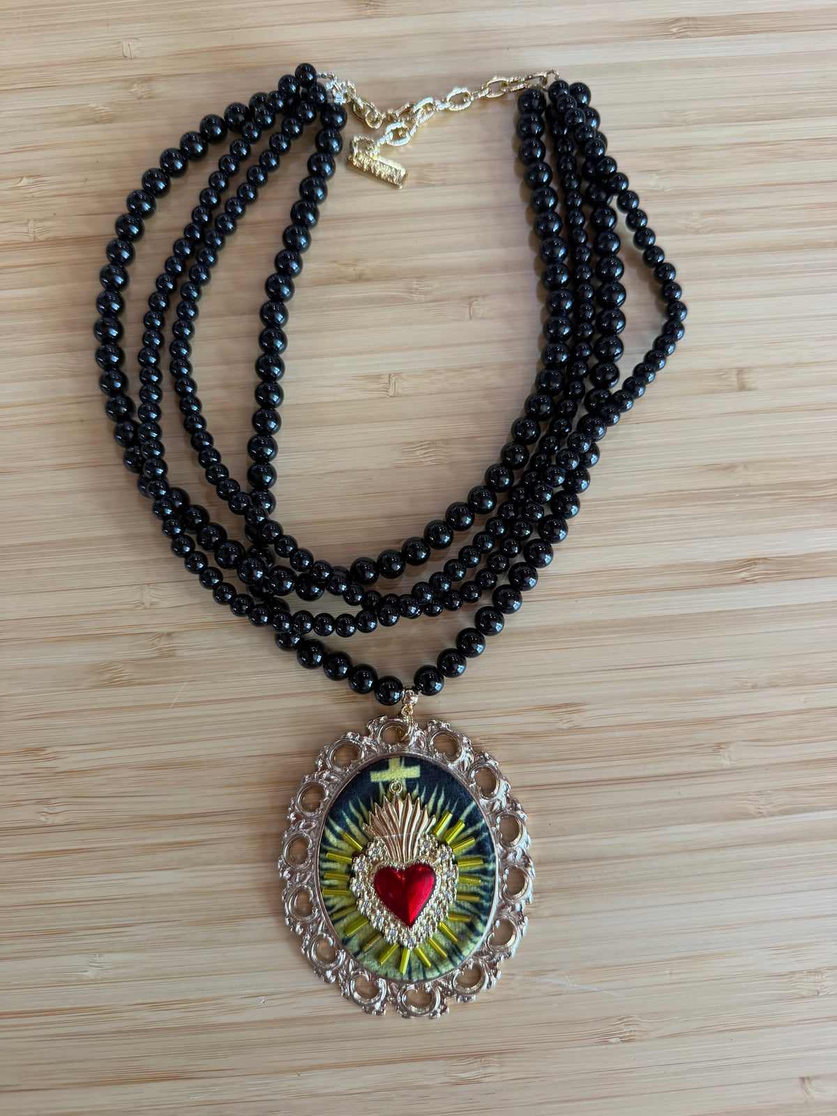 Preorder - Sacred Heart Multi-Strand Necklace