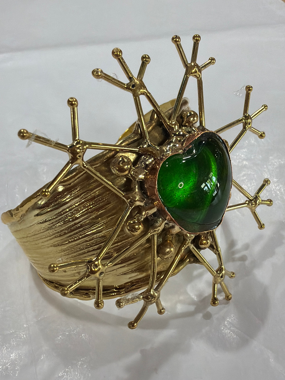 New Green Sacred Heart Jewelry
