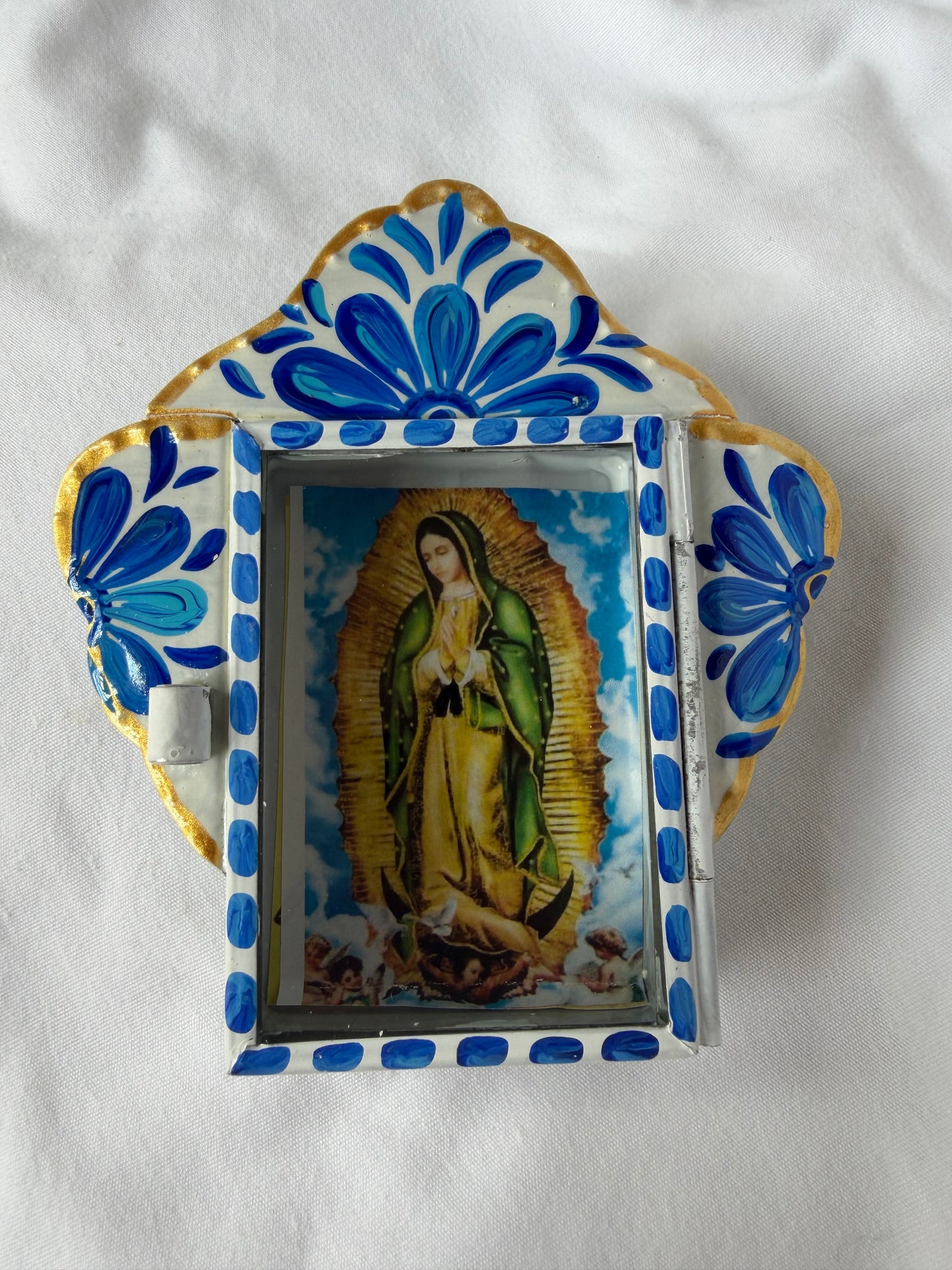 Nicho Shadowbox Hand Painted - Tin Hand-painted