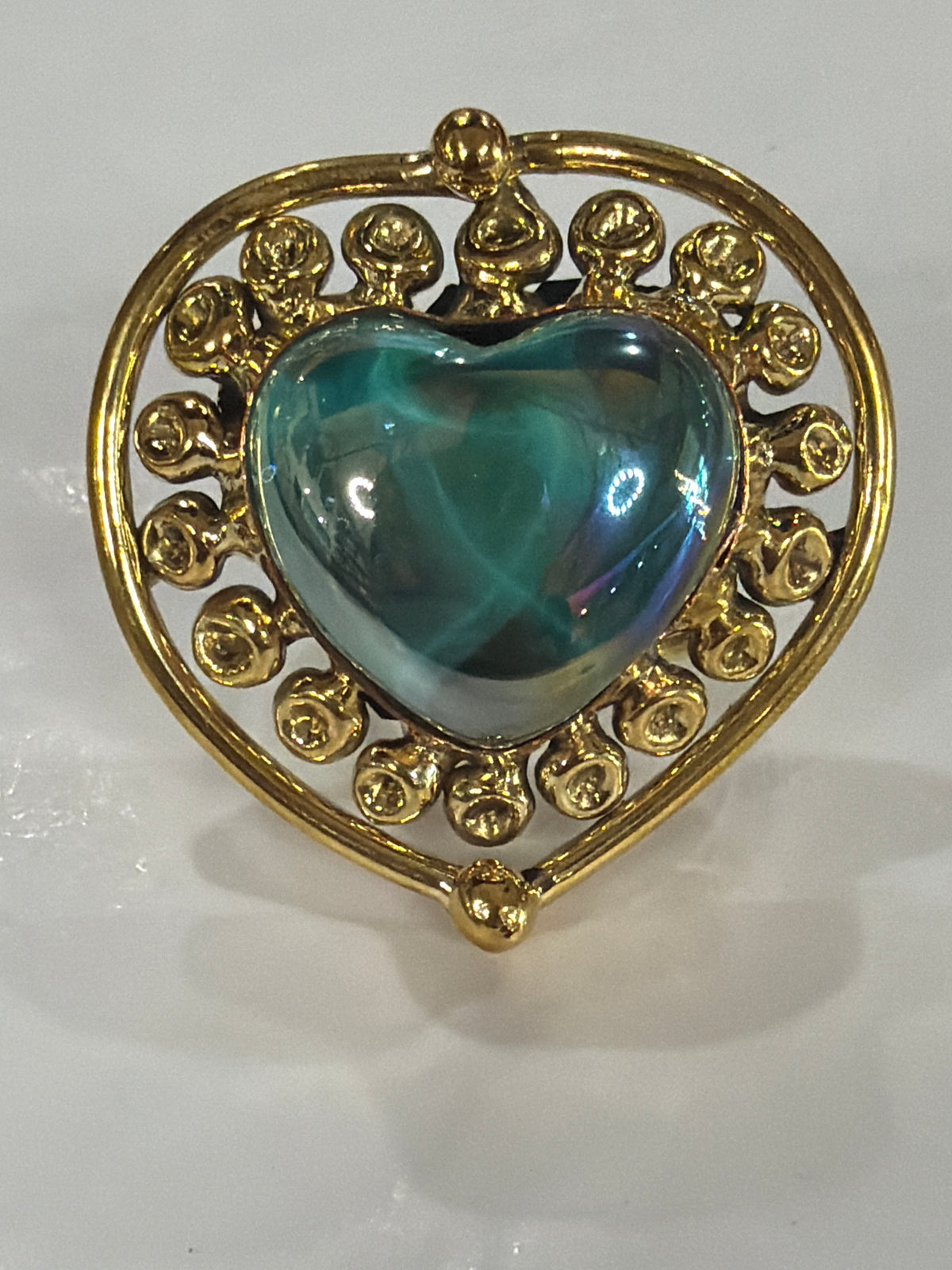 New Blue Sacred Heart Cuff and Ring Collection