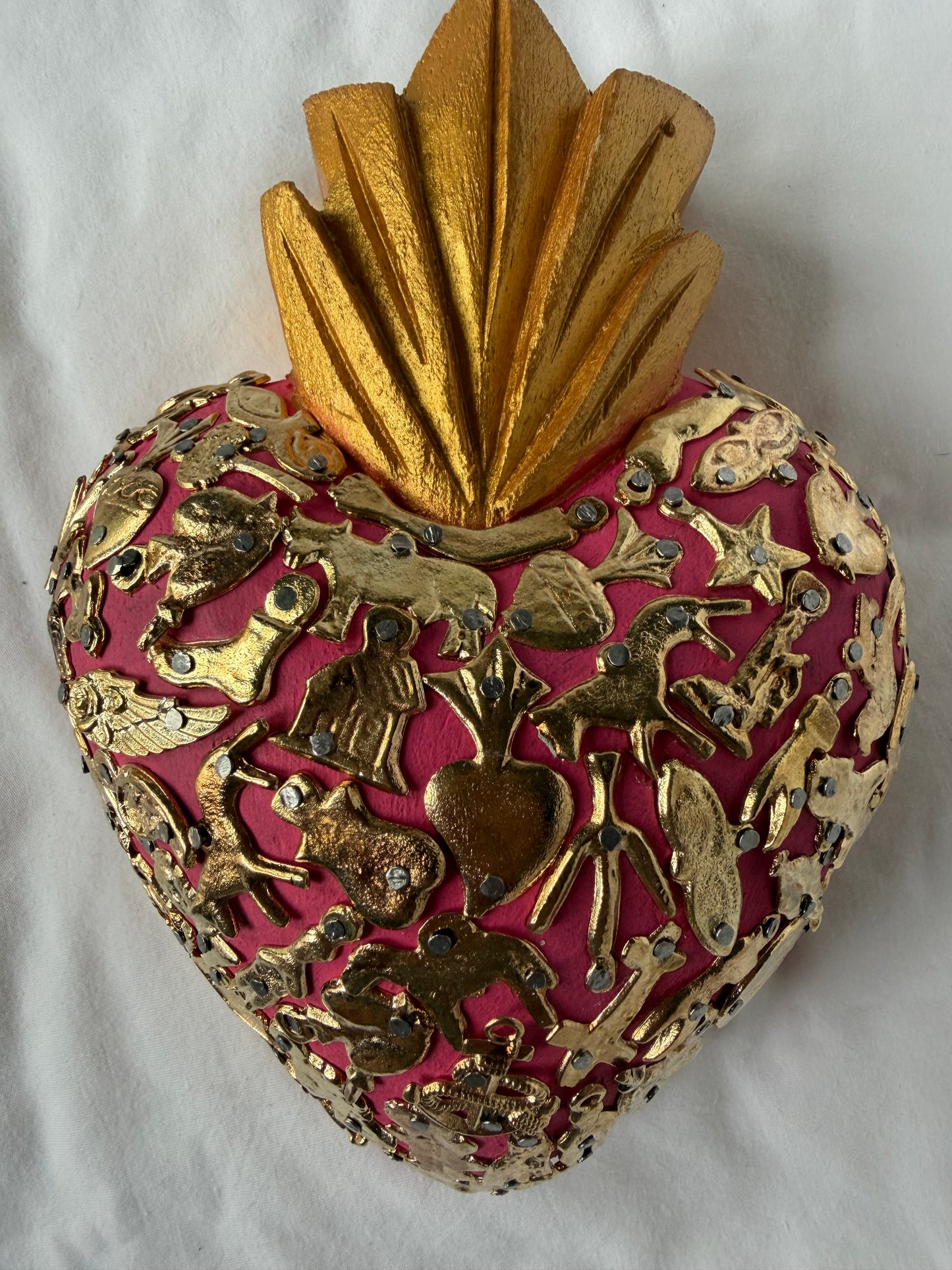 Milagro Sacred Heart - Handmade