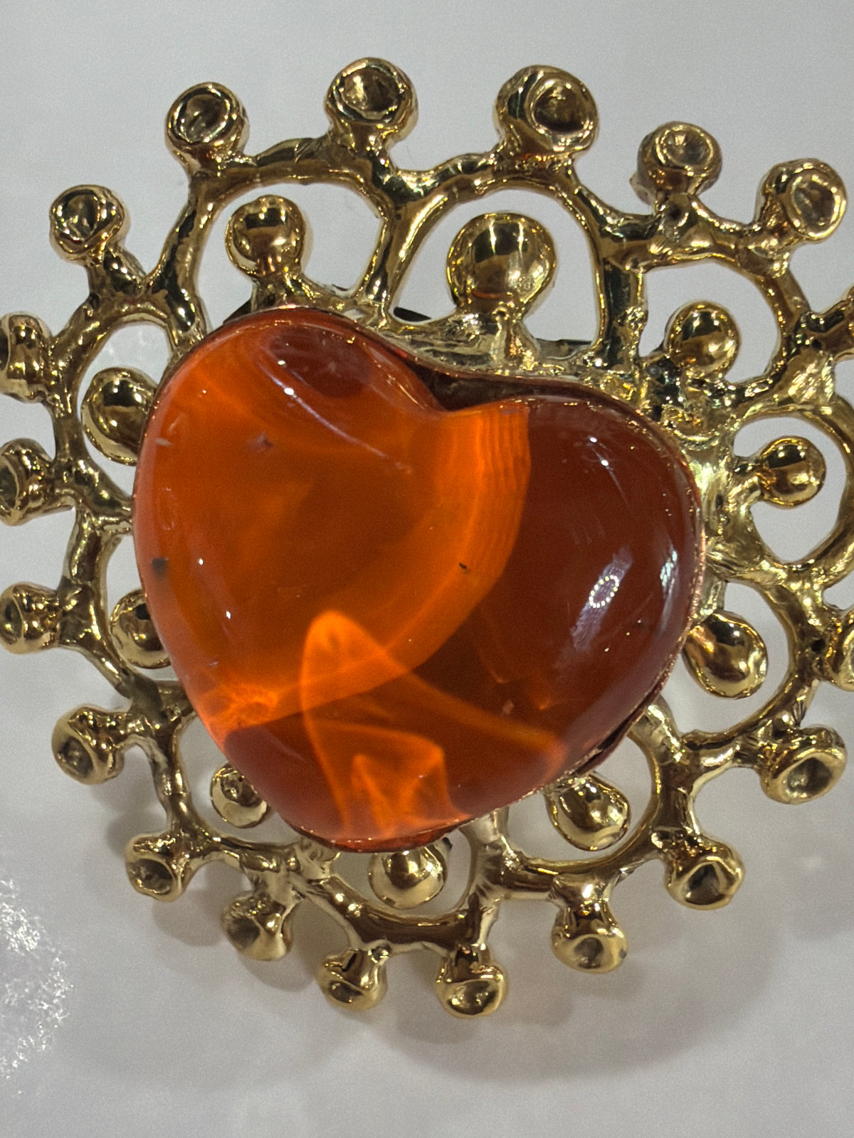 New Orange Sacred Heart Jewelry Collection