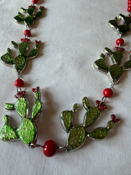 Nopal Cactus Necklace