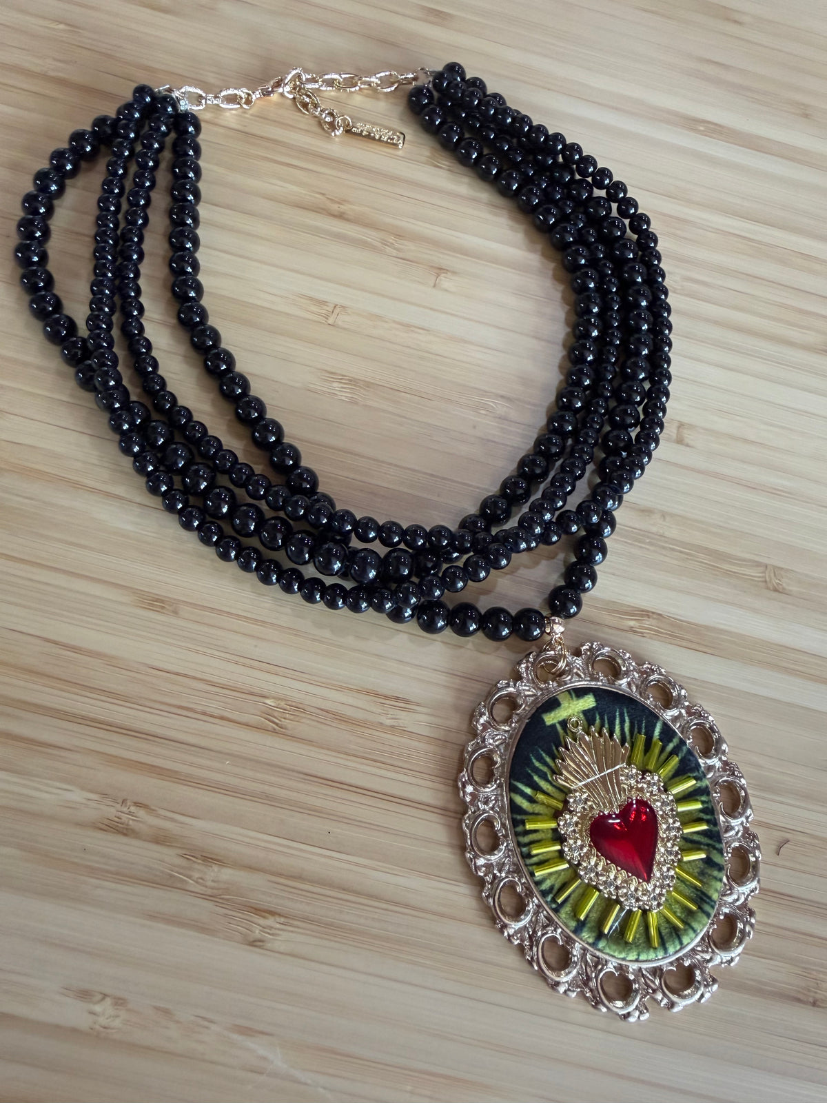 Preorder - Sacred Heart Multi-Strand Necklace