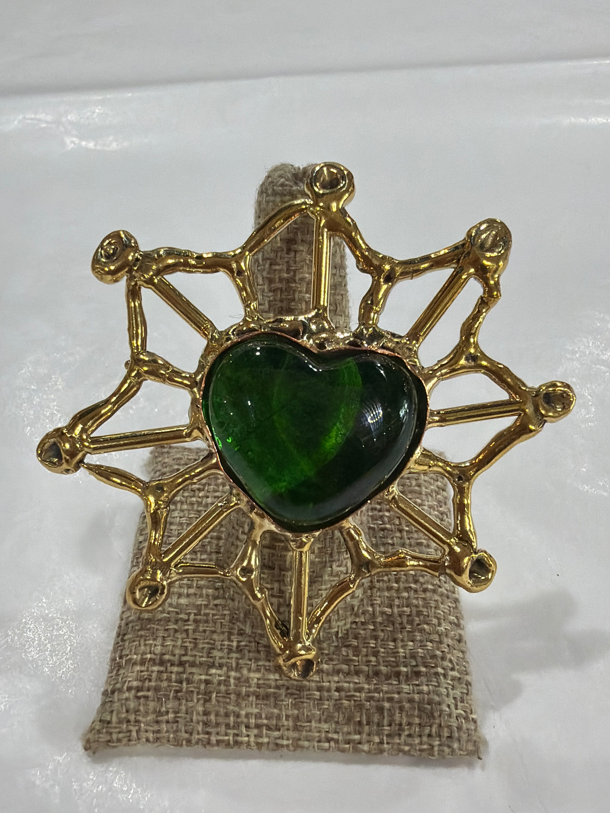 New Green Sacred Heart Jewelry