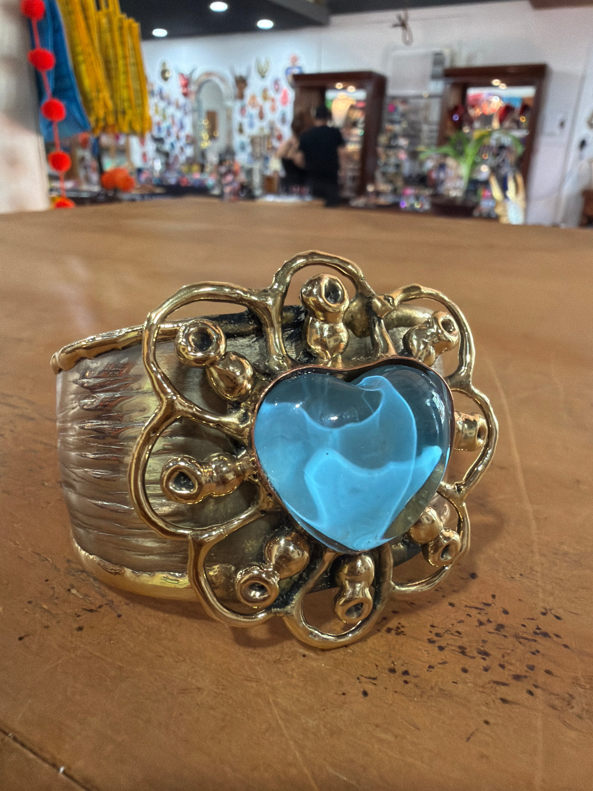 New Blue Cuff Bracelet