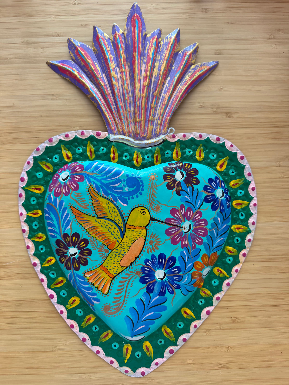 Corazón Hand Painted Mediano
