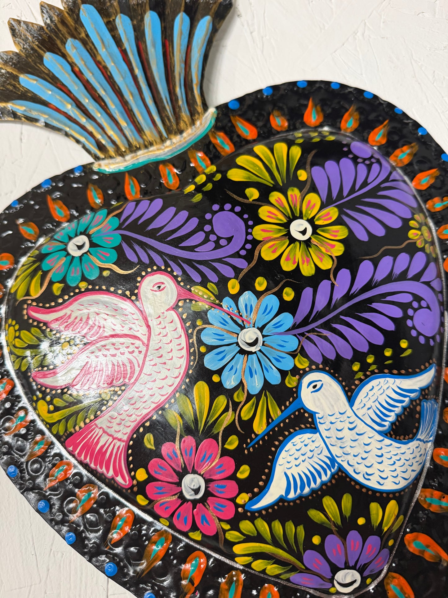 Corazón Hand Painted Mediano