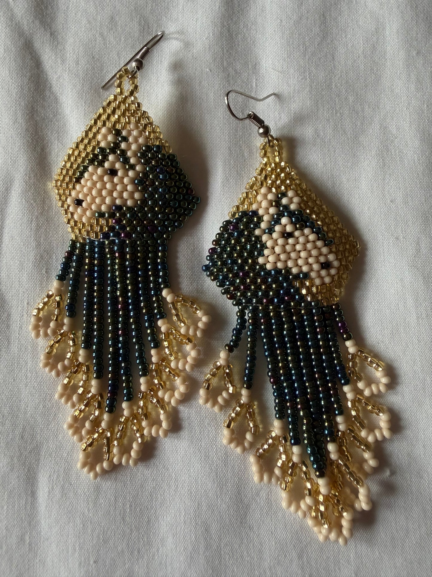 Horse Beaded Earrings