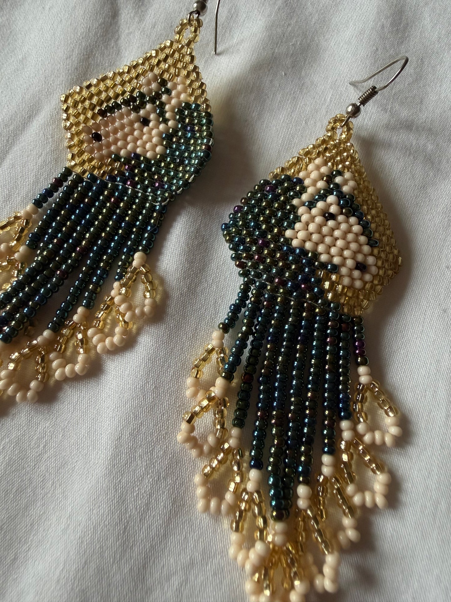 Horse Beaded Earrings