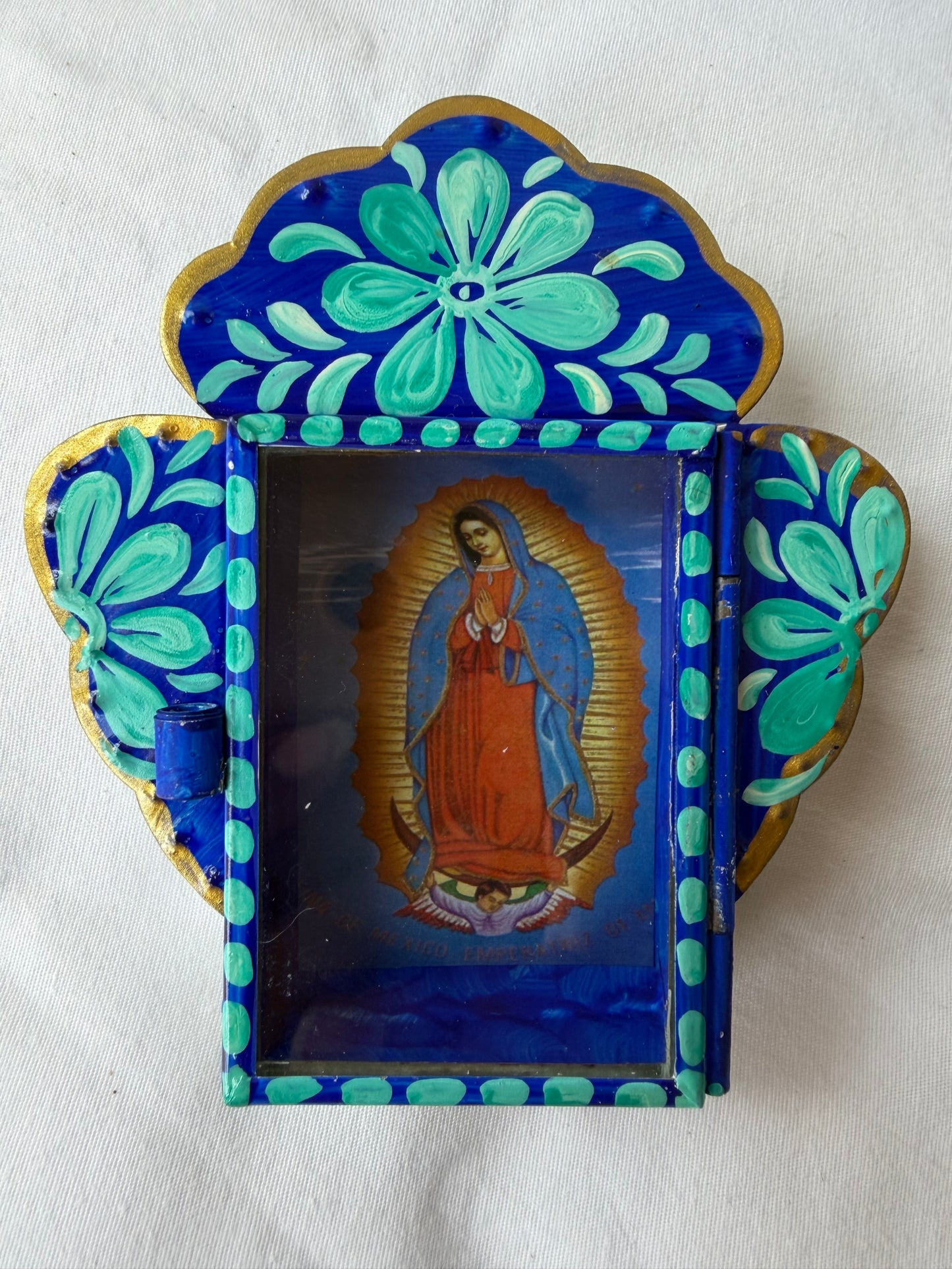 Nicho Shadowbox Hand Painted - Tin Hand-painted
