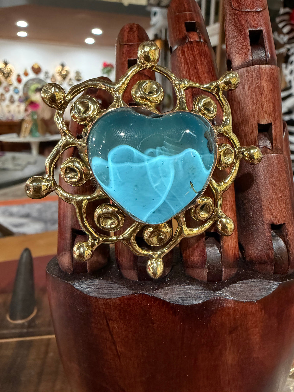 New Arrival- Sunburst Sacred Heart Rings
