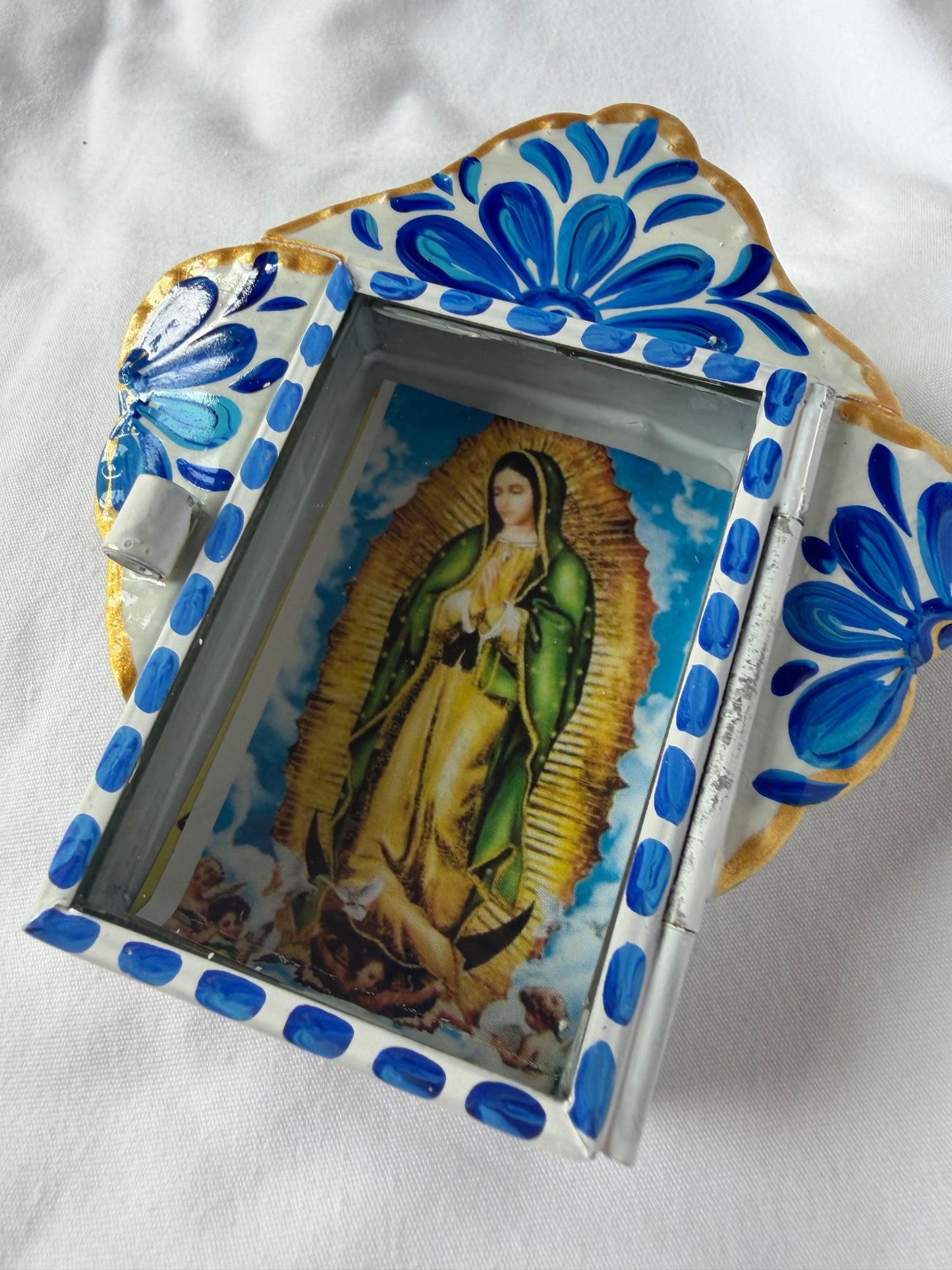 Nicho Shadowbox Hand Painted - Tin Hand-painted