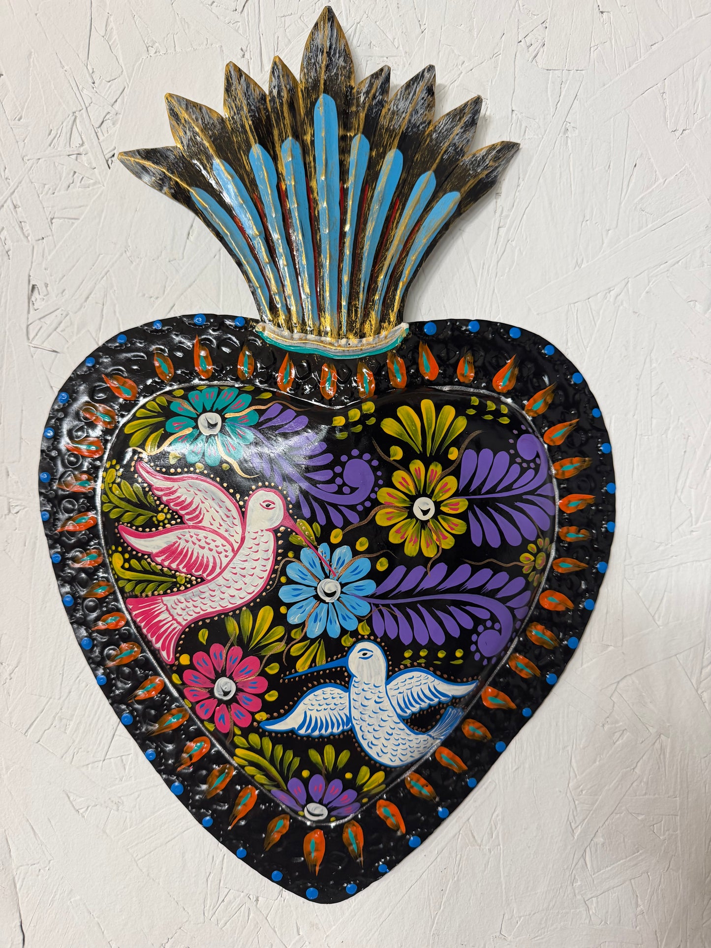 Corazón Hand Painted Mediano