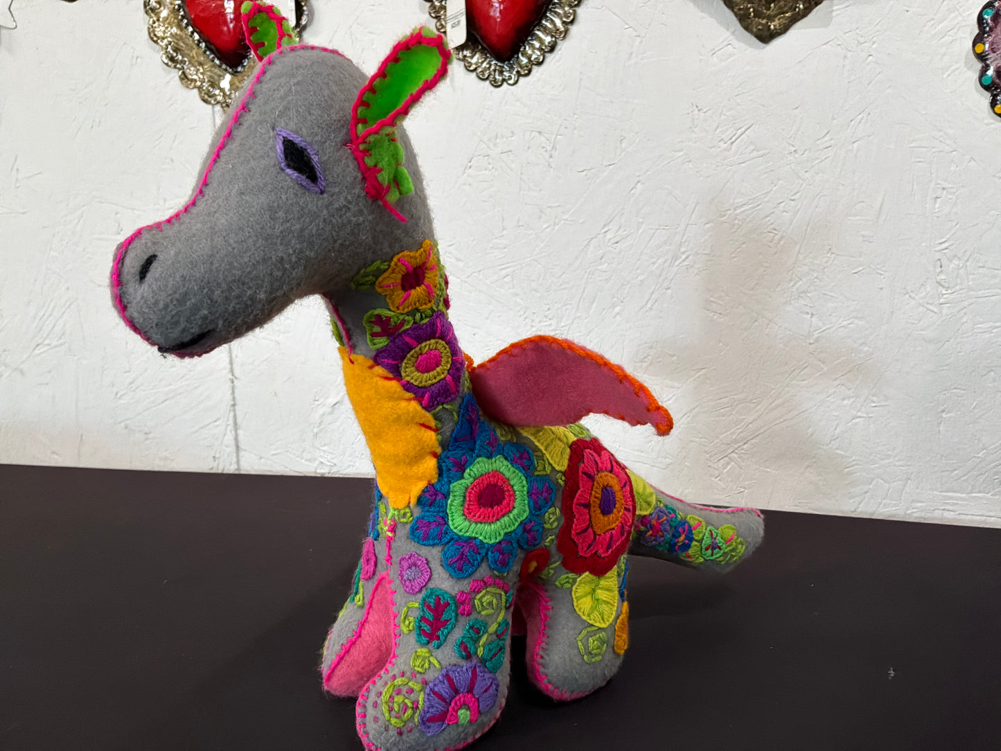 Embroidered Dragon Plushie