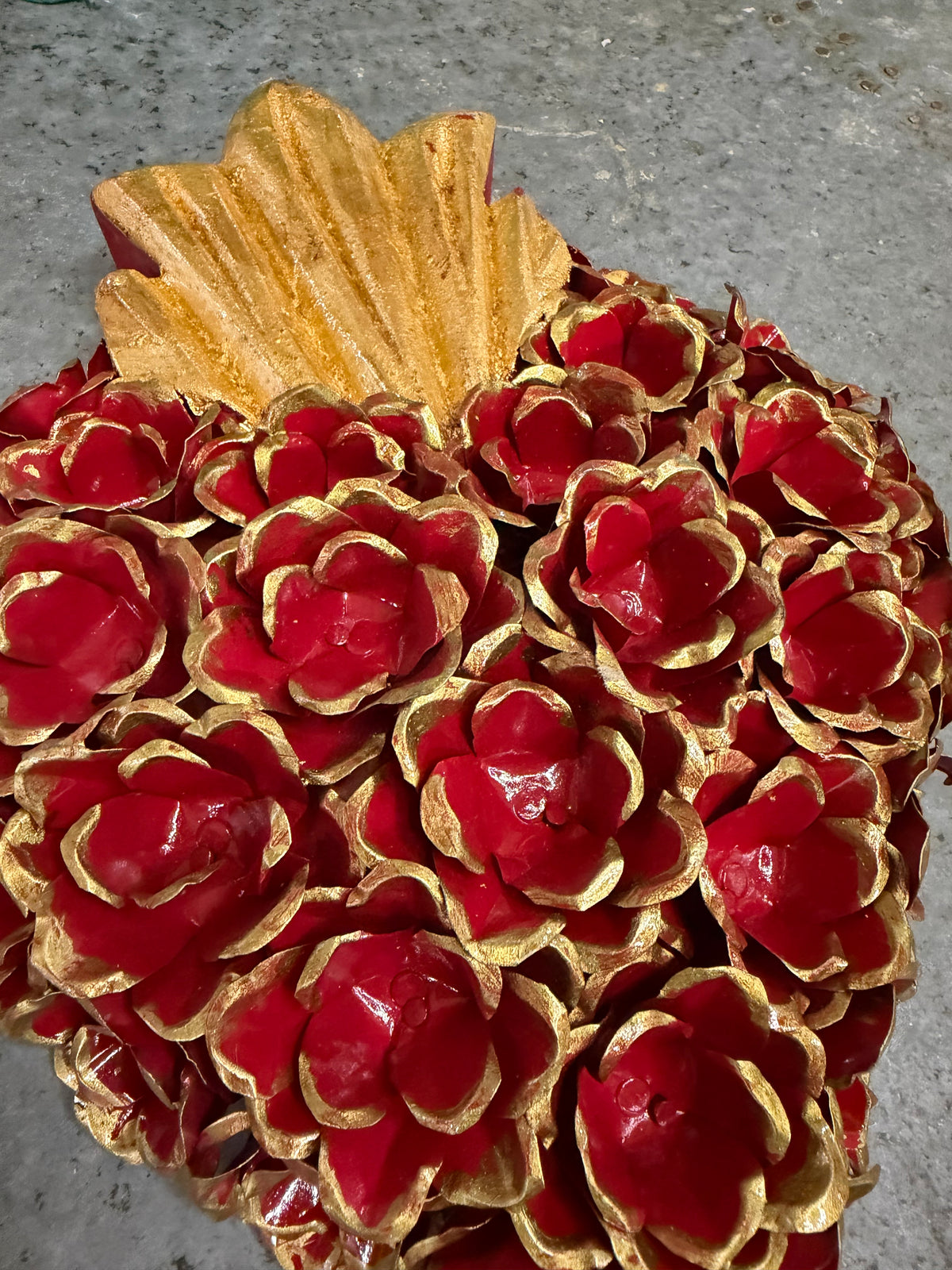 Rose Metal Corazon