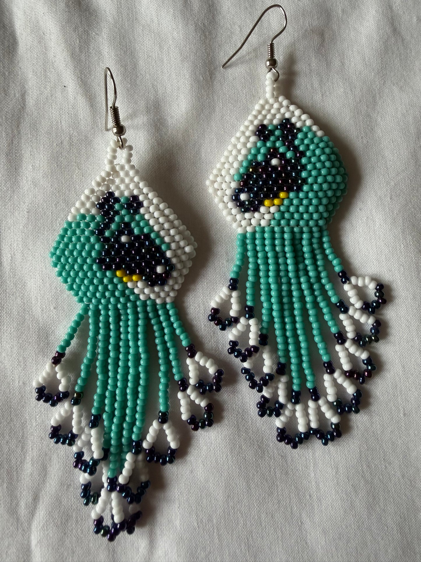Horse Beaded Earrings
