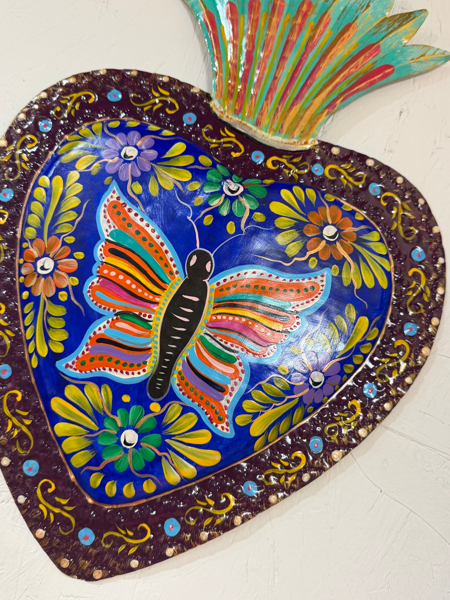 Corazón Hand Painted Mediano