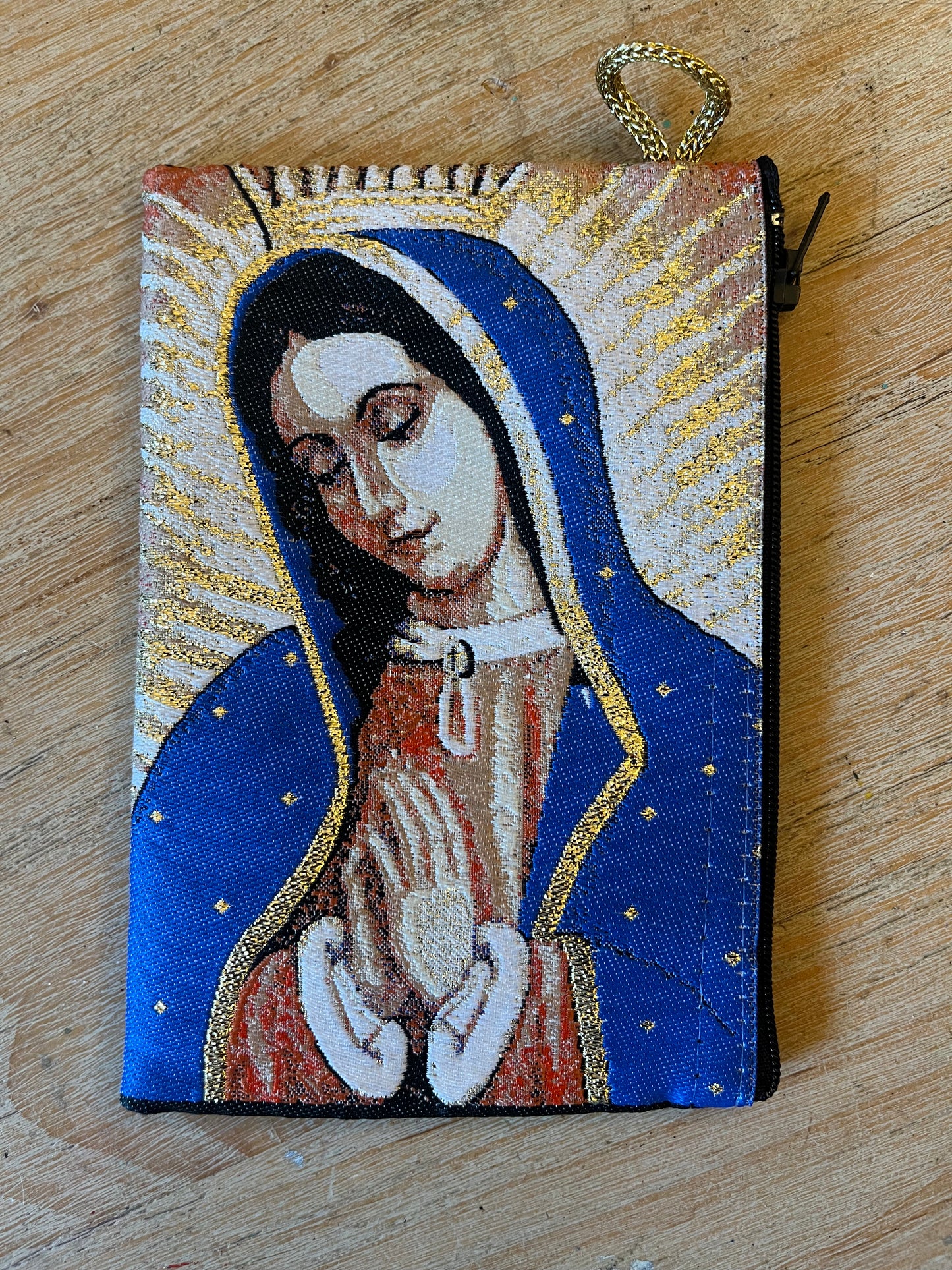 Our Lady of Guadalupe Rosary Pouch Bag