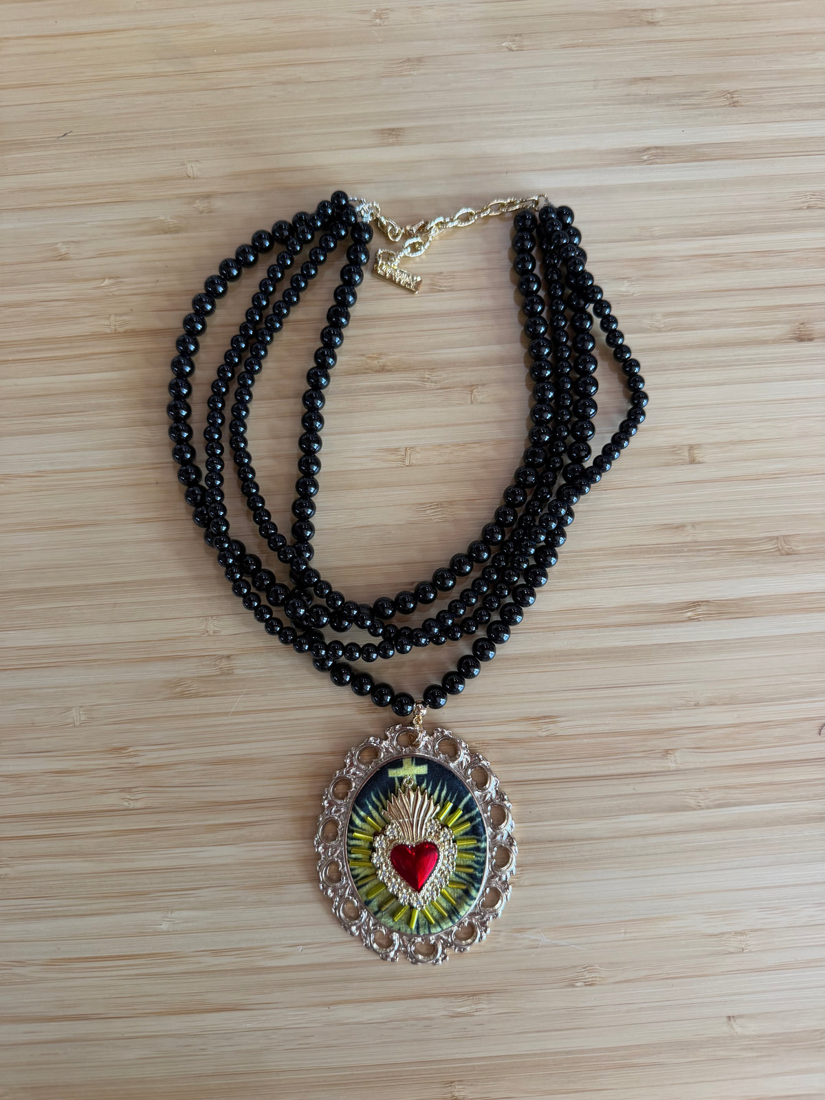 Preorder - Sacred Heart Multi-Strand Necklace