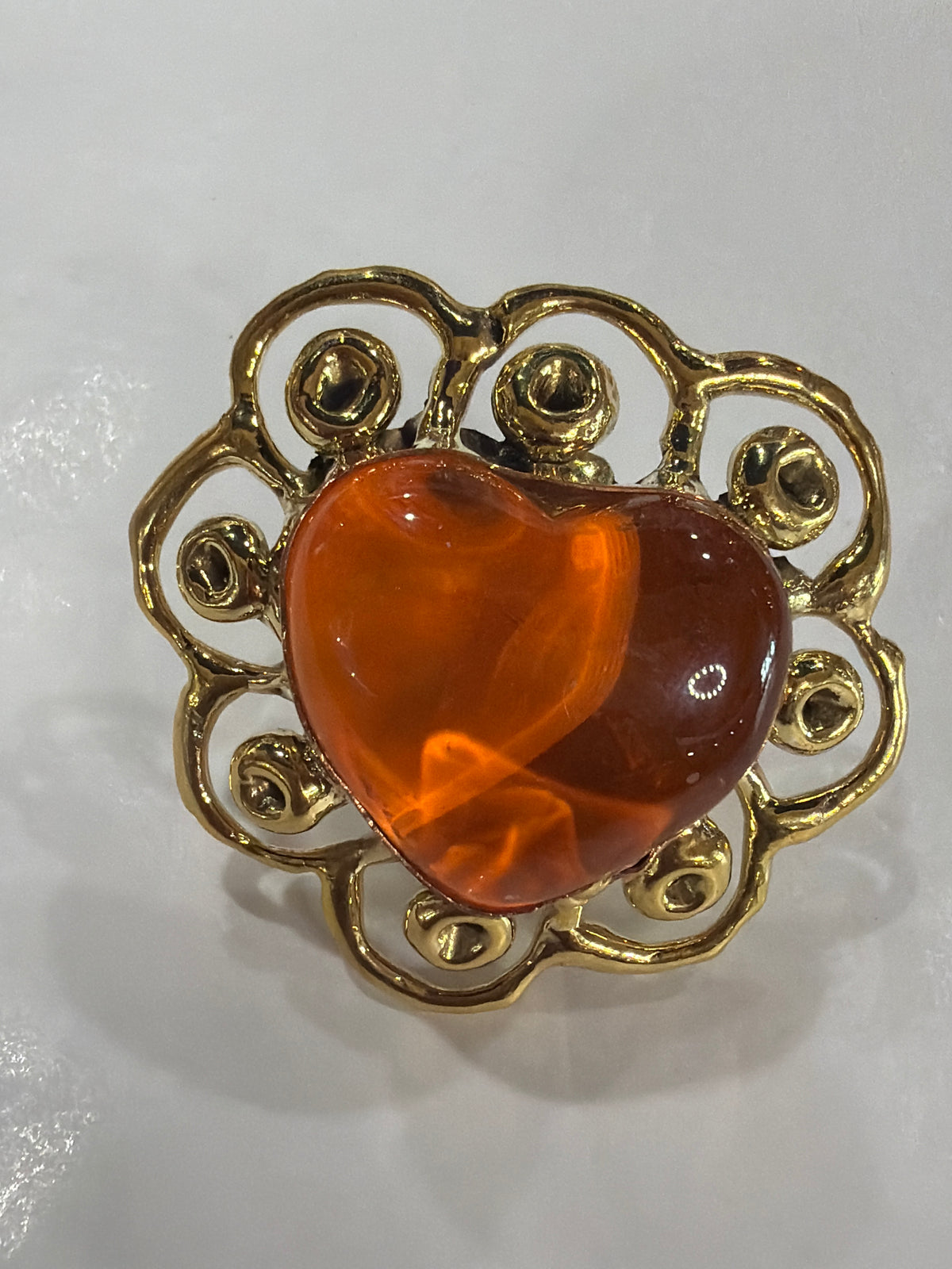 New Orange Sacred Heart Jewelry Collection