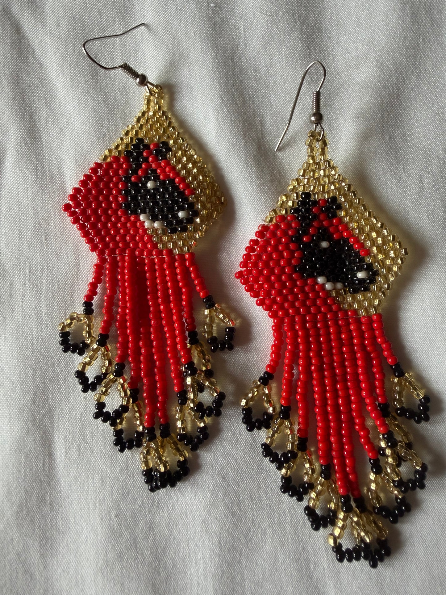 Horse Beaded Earrings