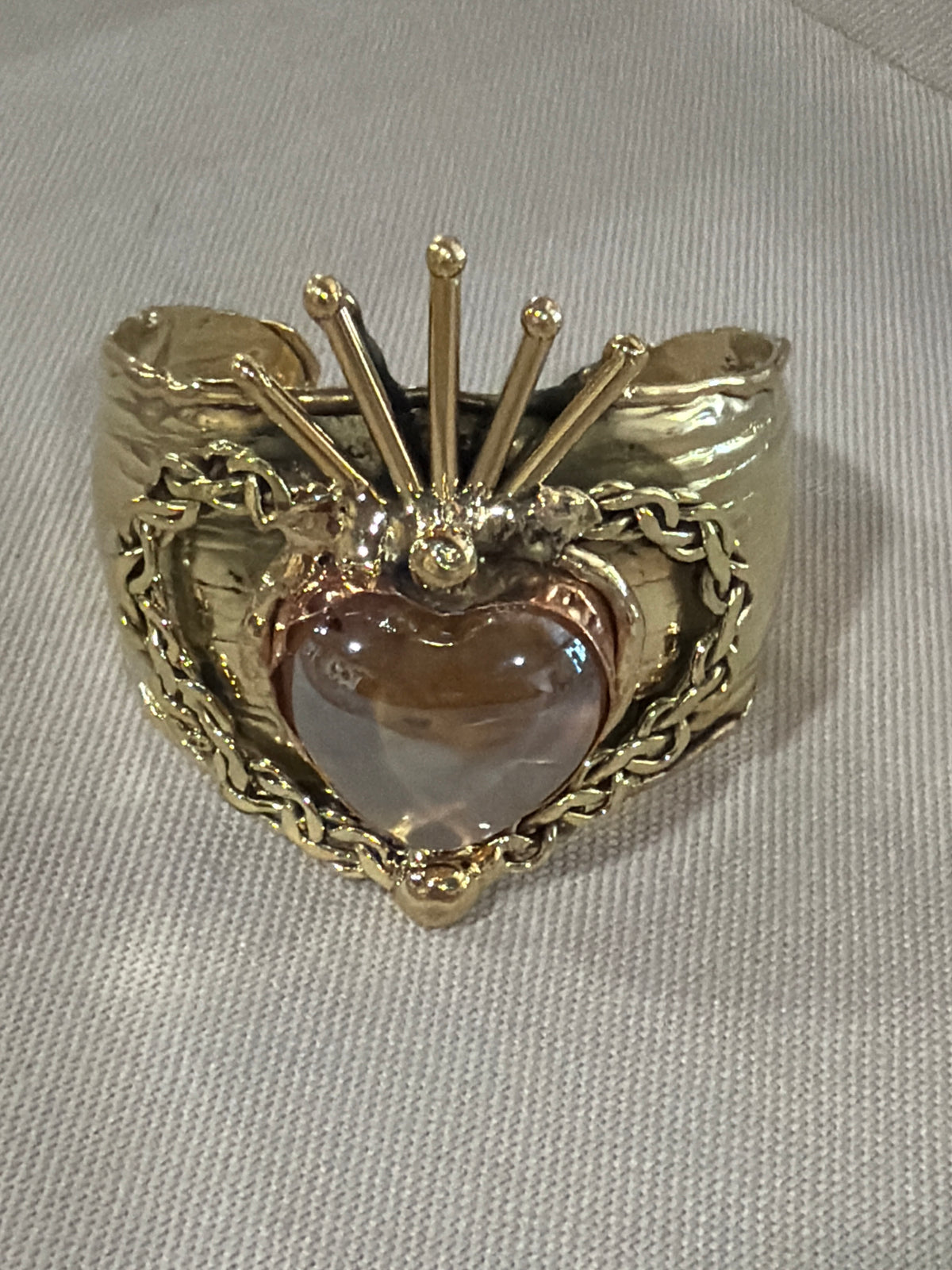 New Sacred Heart Cuff Iridescent