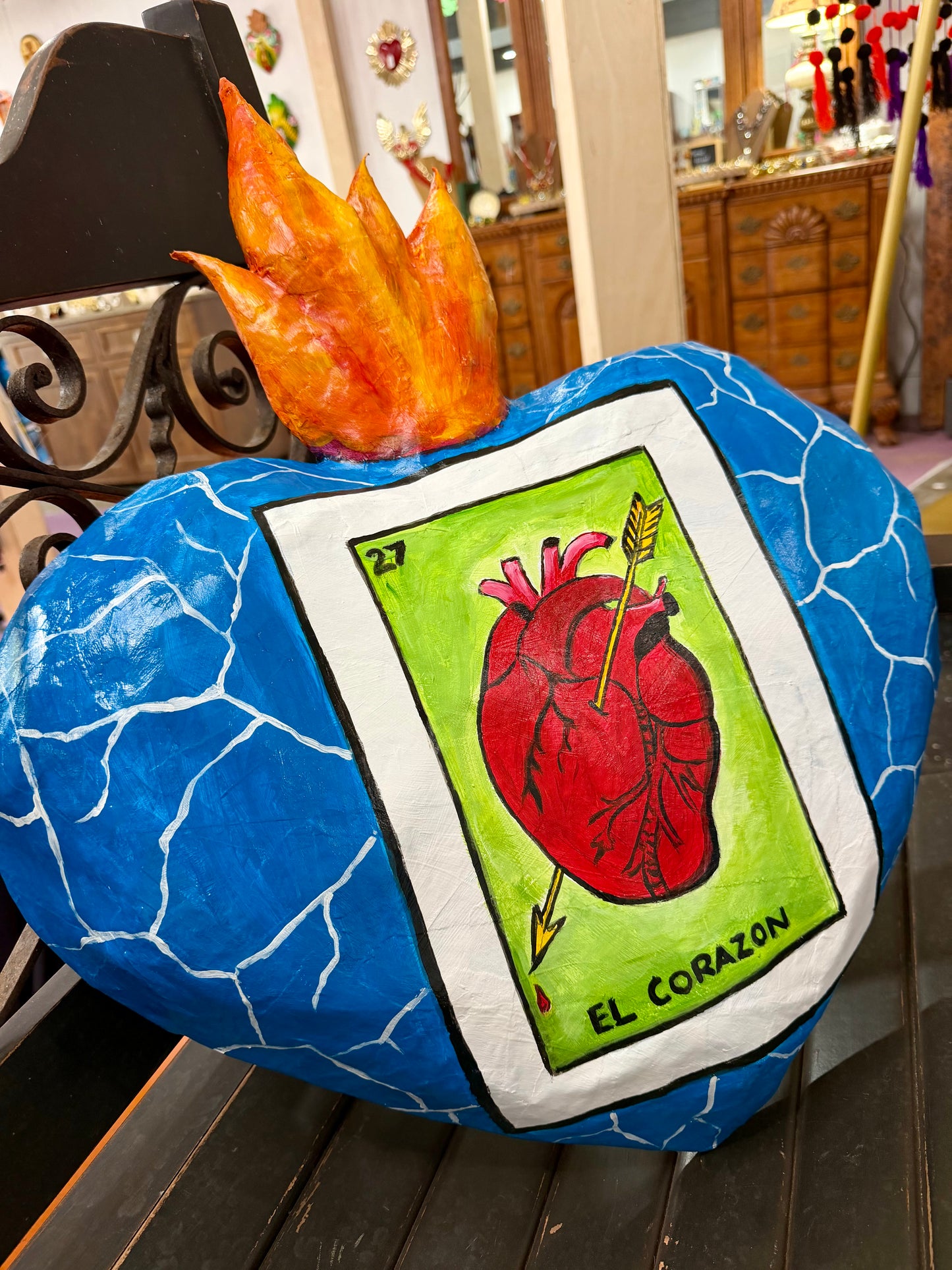 New! Paper Mache Sacred Heart Workshop (Sept 24th & Oct 8th Thursday)