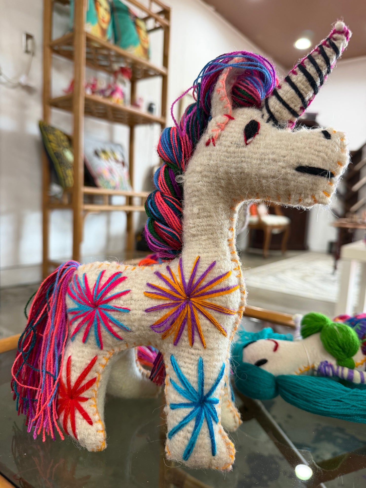 Unicorn Embroidered Plushie