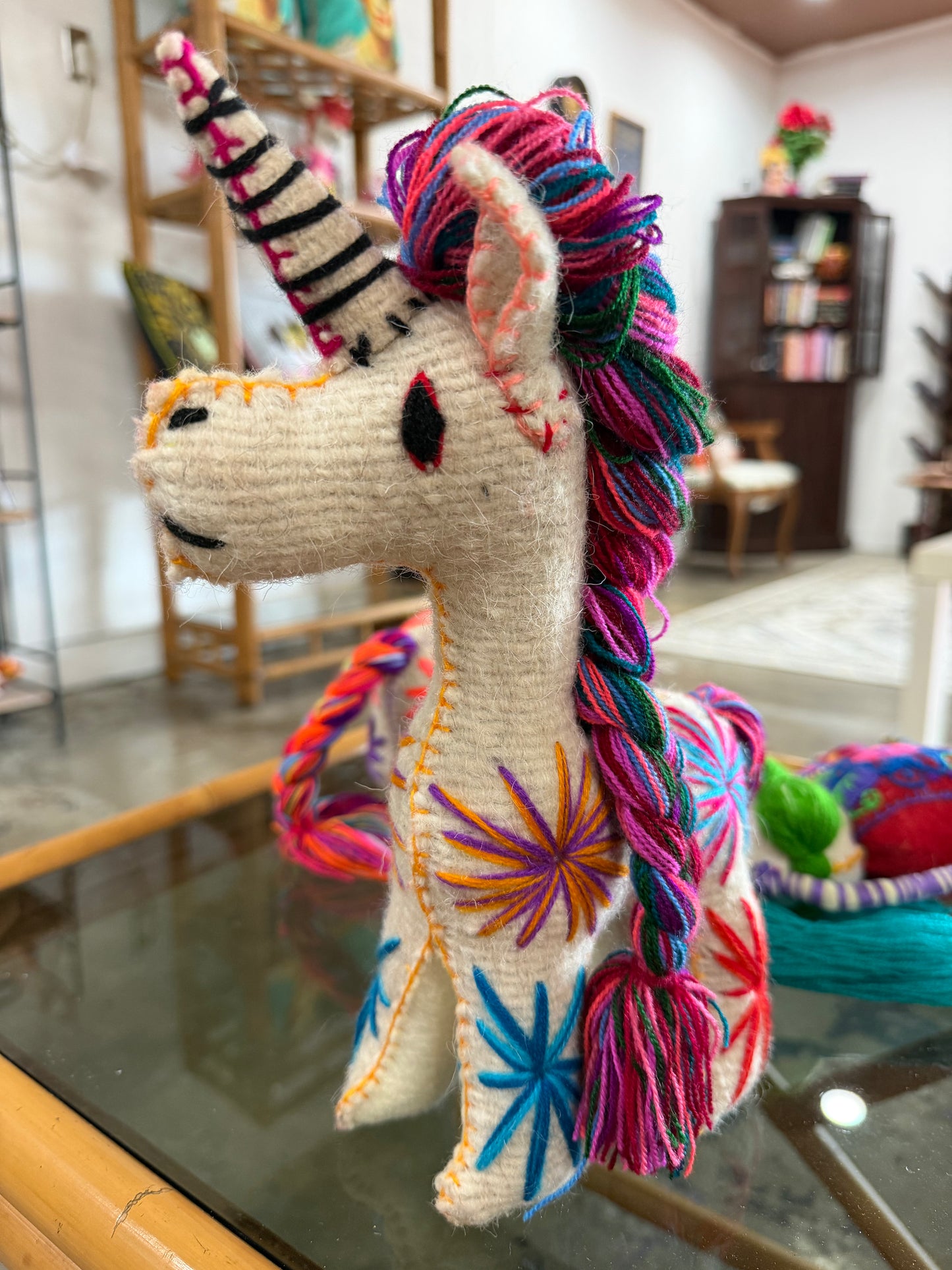 Unicorn Embroidered Plushie
