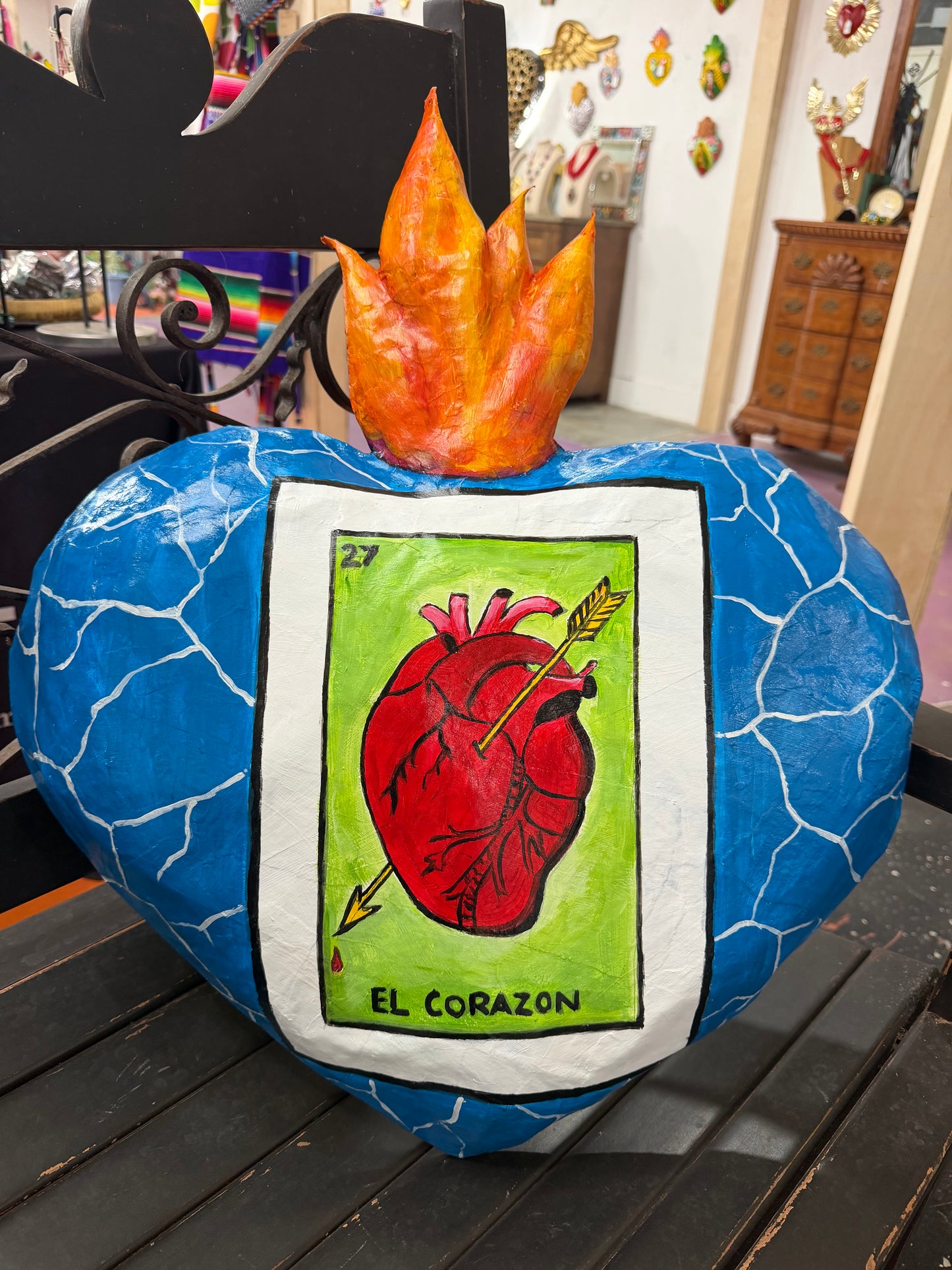 New! Paper Mache Sacred Heart Workshop (Sept 24th & Oct 8th Thursday)