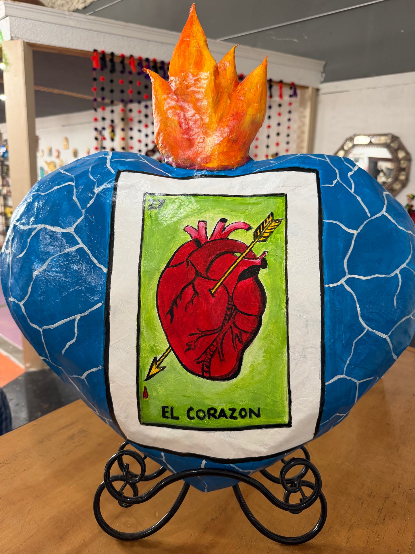New! Paper Mache Sacred Heart Workshop (Sept 24th & Oct 8th Thursday)