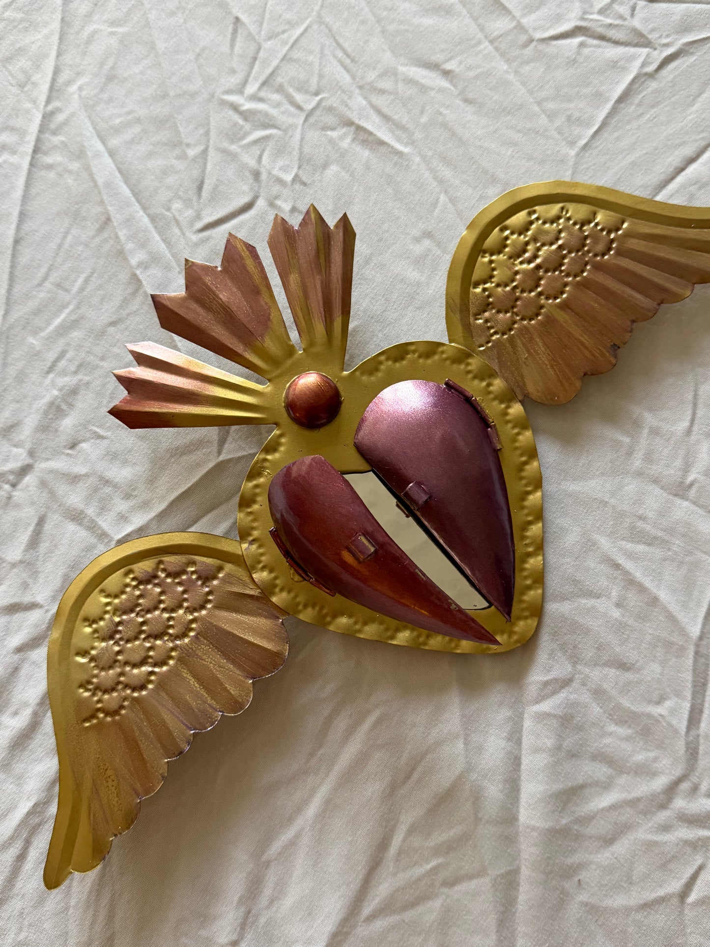 Sacred Heart Wings Mirror