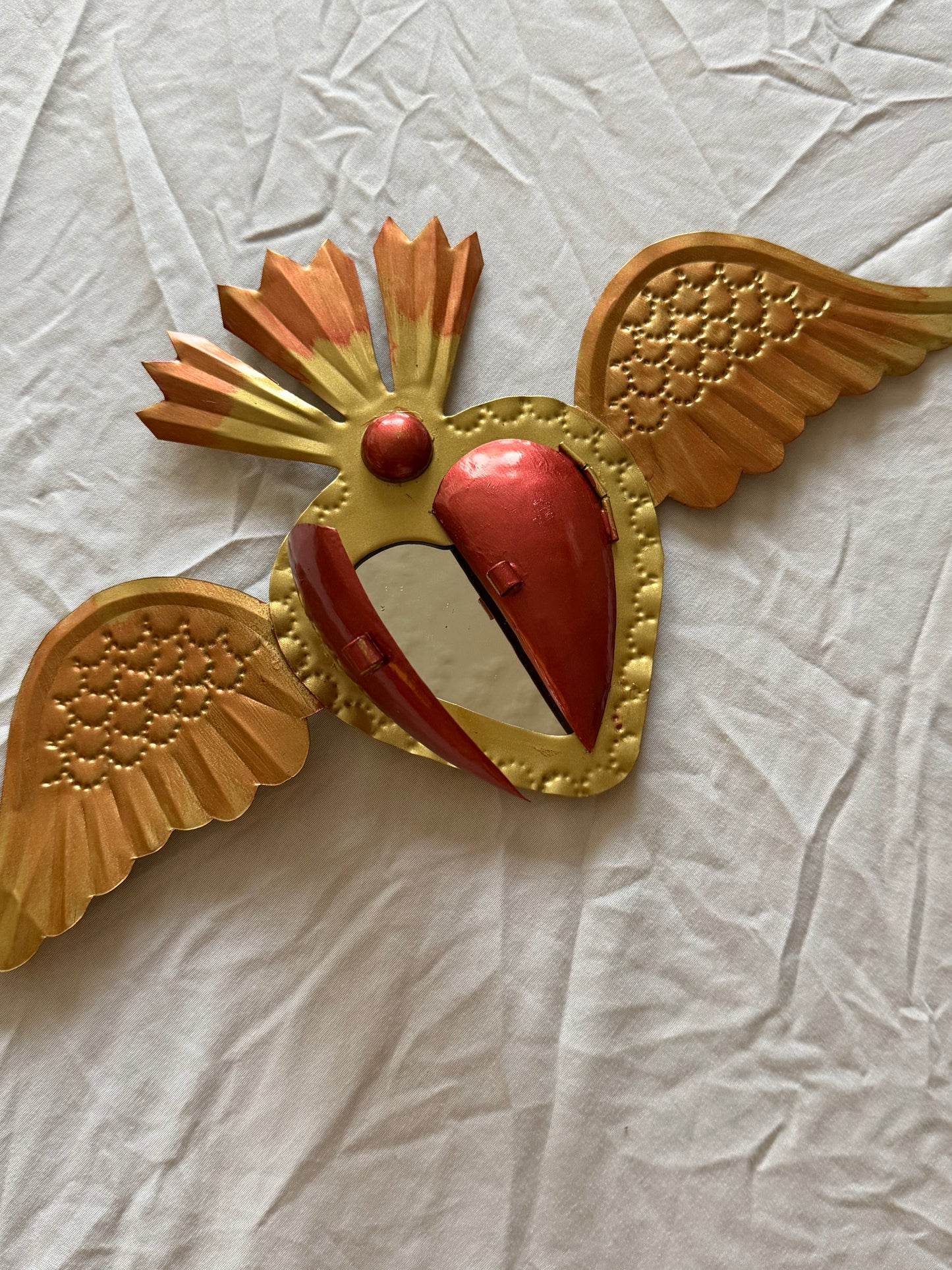 Sacred Heart Wings Mirror